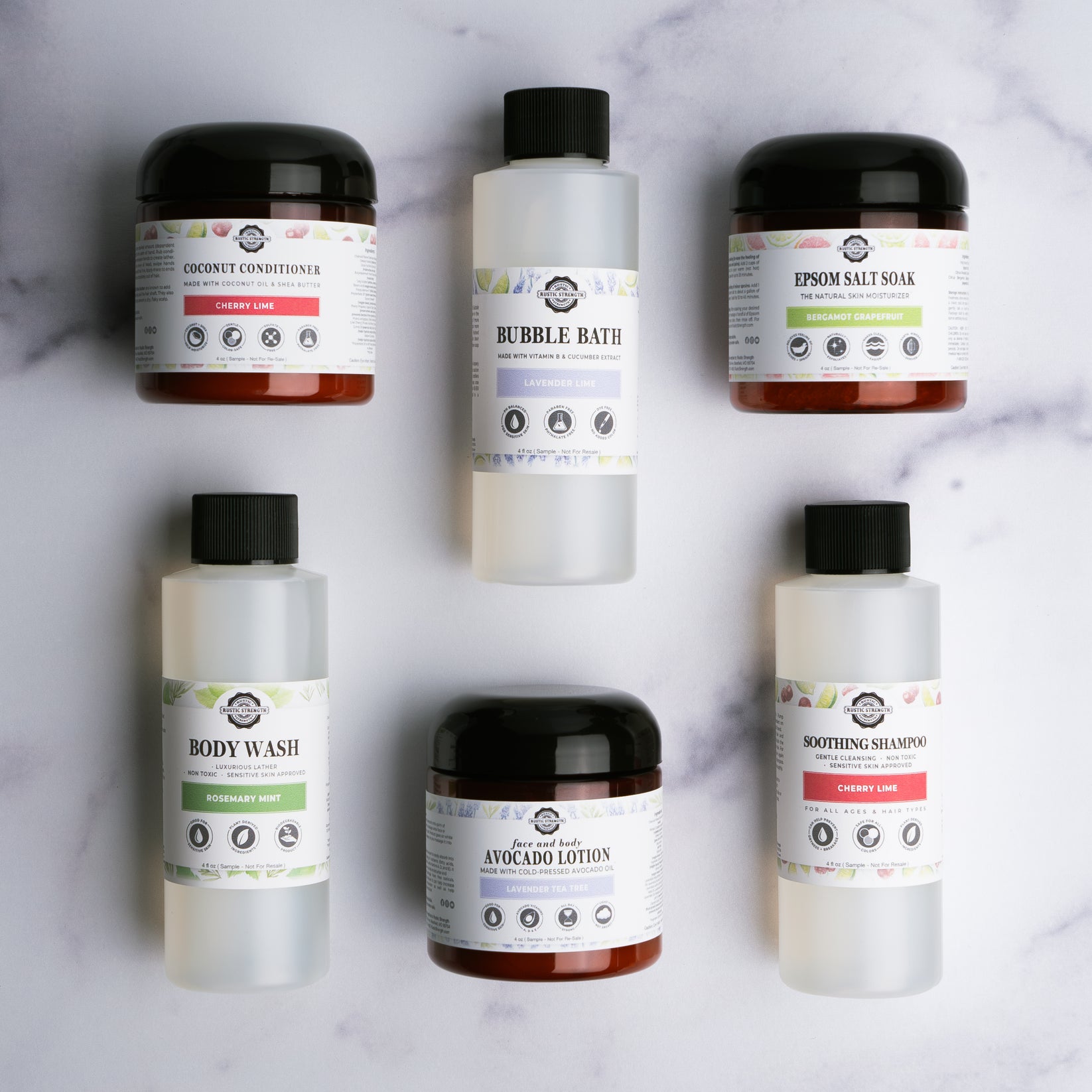 Self-Care Sample Set – Rustic Strength