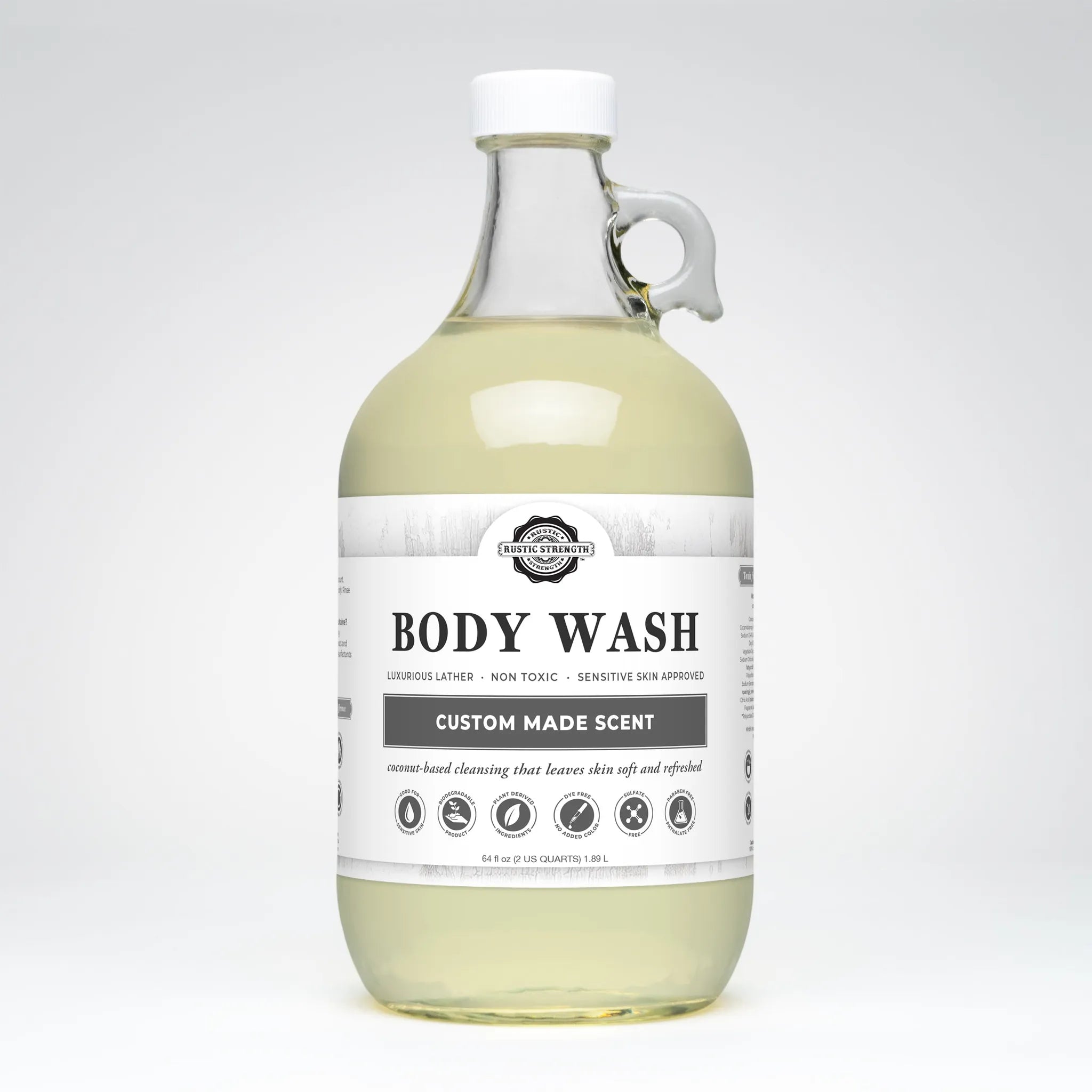 Moisturizing Body Wash | Custom Made Scent - Rustic Strength