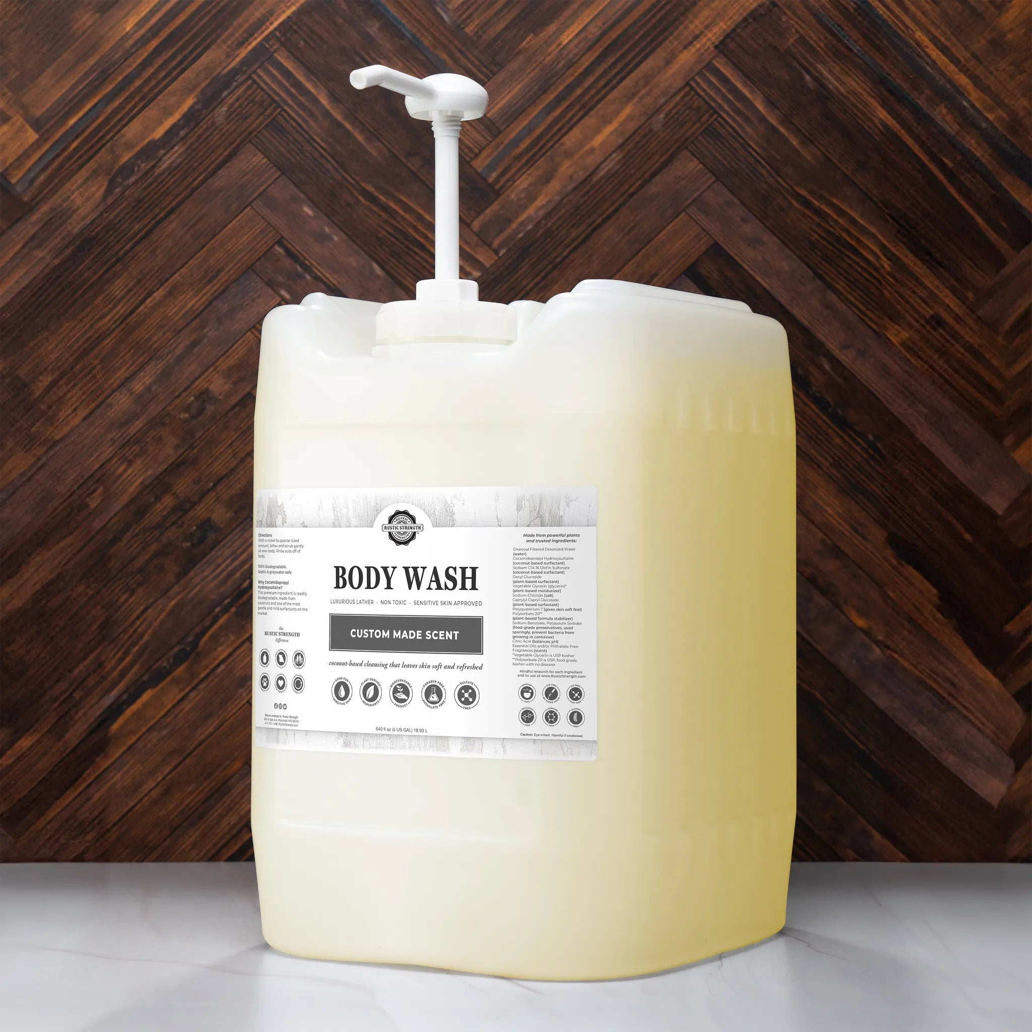 Moisturizing Body Wash | Custom Made Scent - Rustic Strength