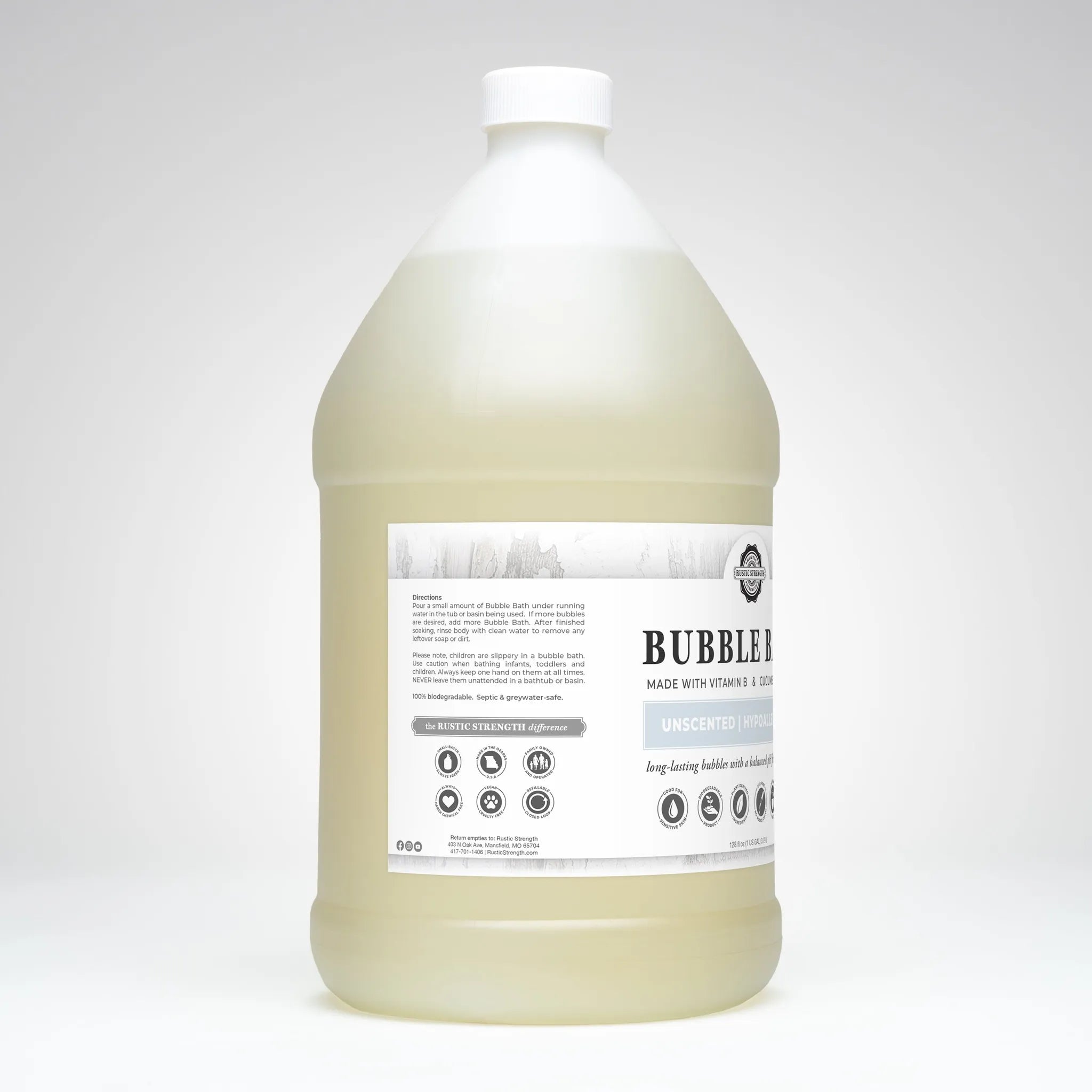 Bubble Bath | Unscented - Rustic Strength