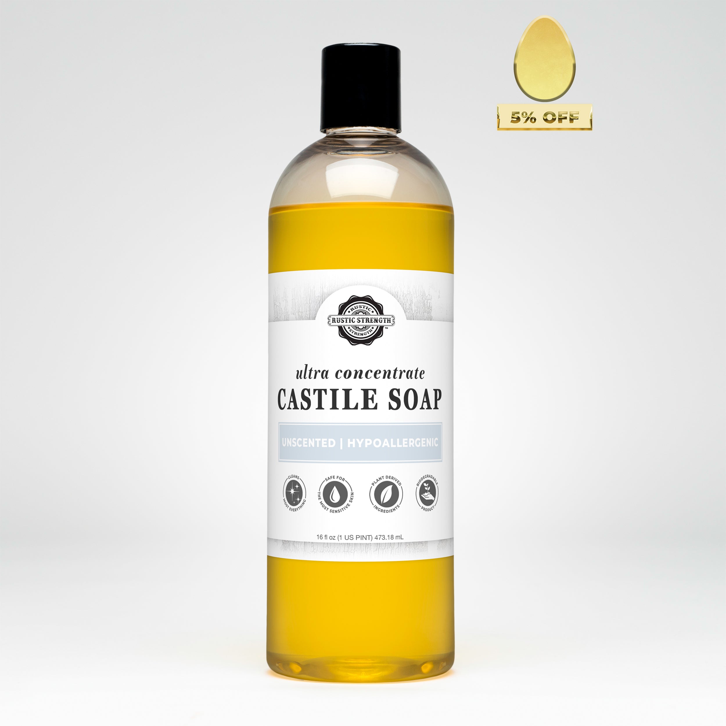 Castile Soap - Ultra Concentrate | Unscented