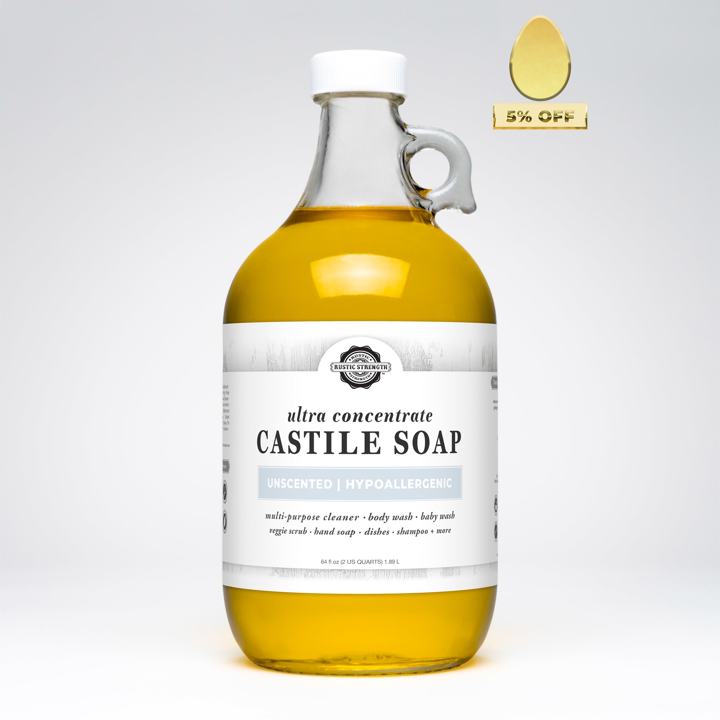 Castile Soap - Ultra Concentrate | Unscented
