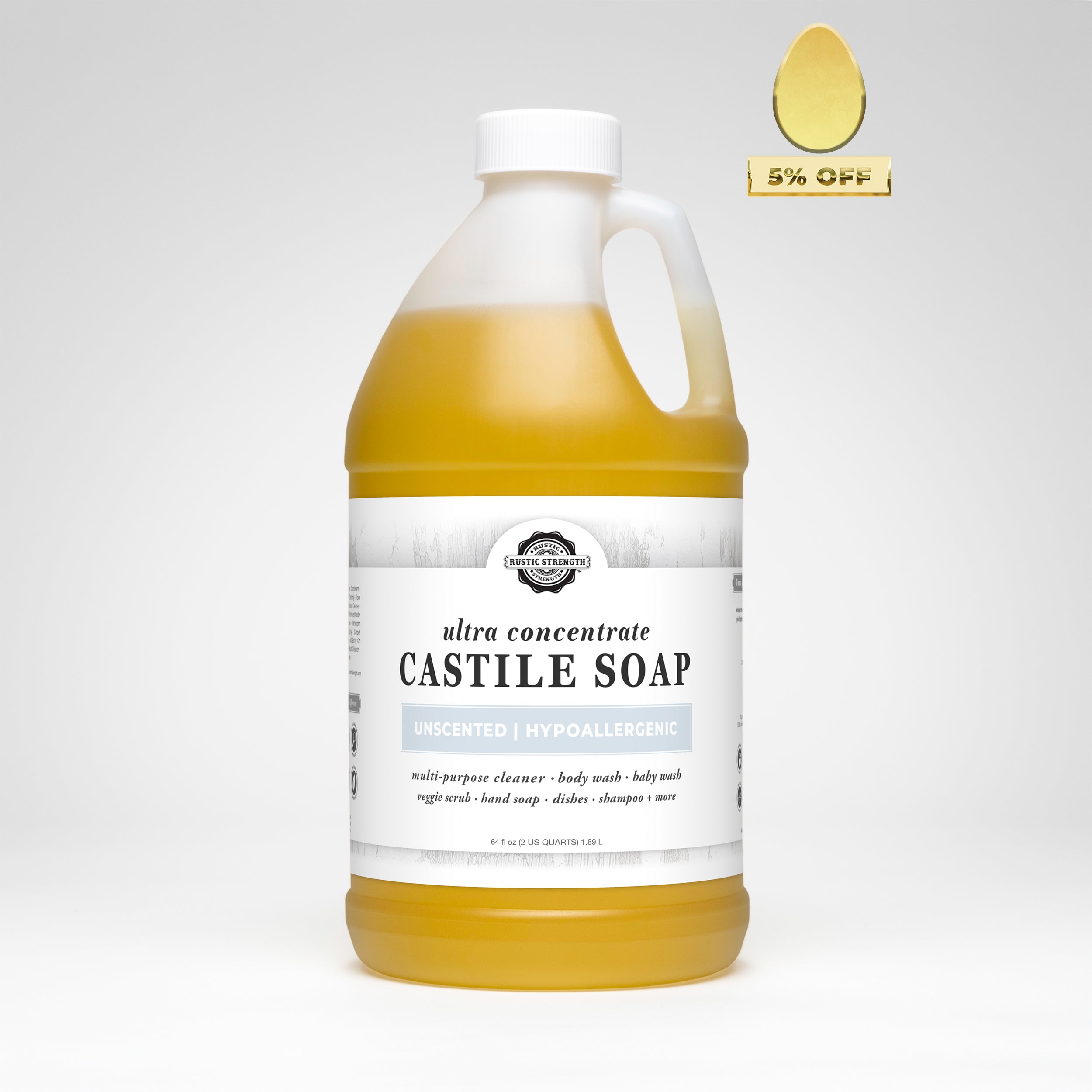 Castile Soap - Ultra Concentrate | Unscented