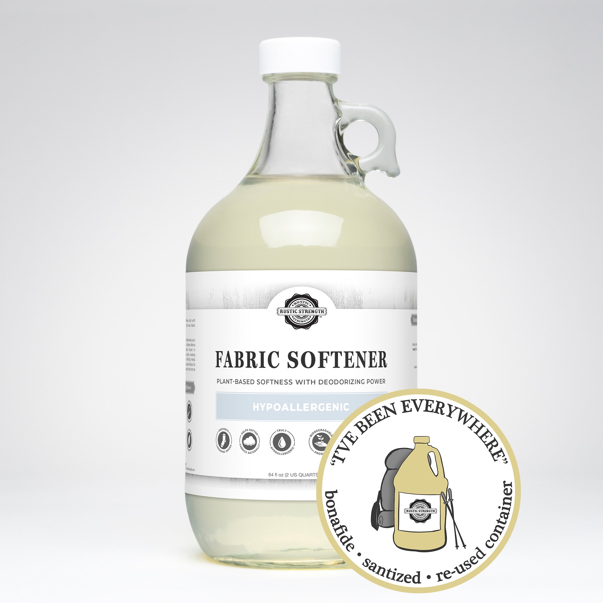 SANITIZED & REFILLED | Fabric Softener | Glass Half Gallon