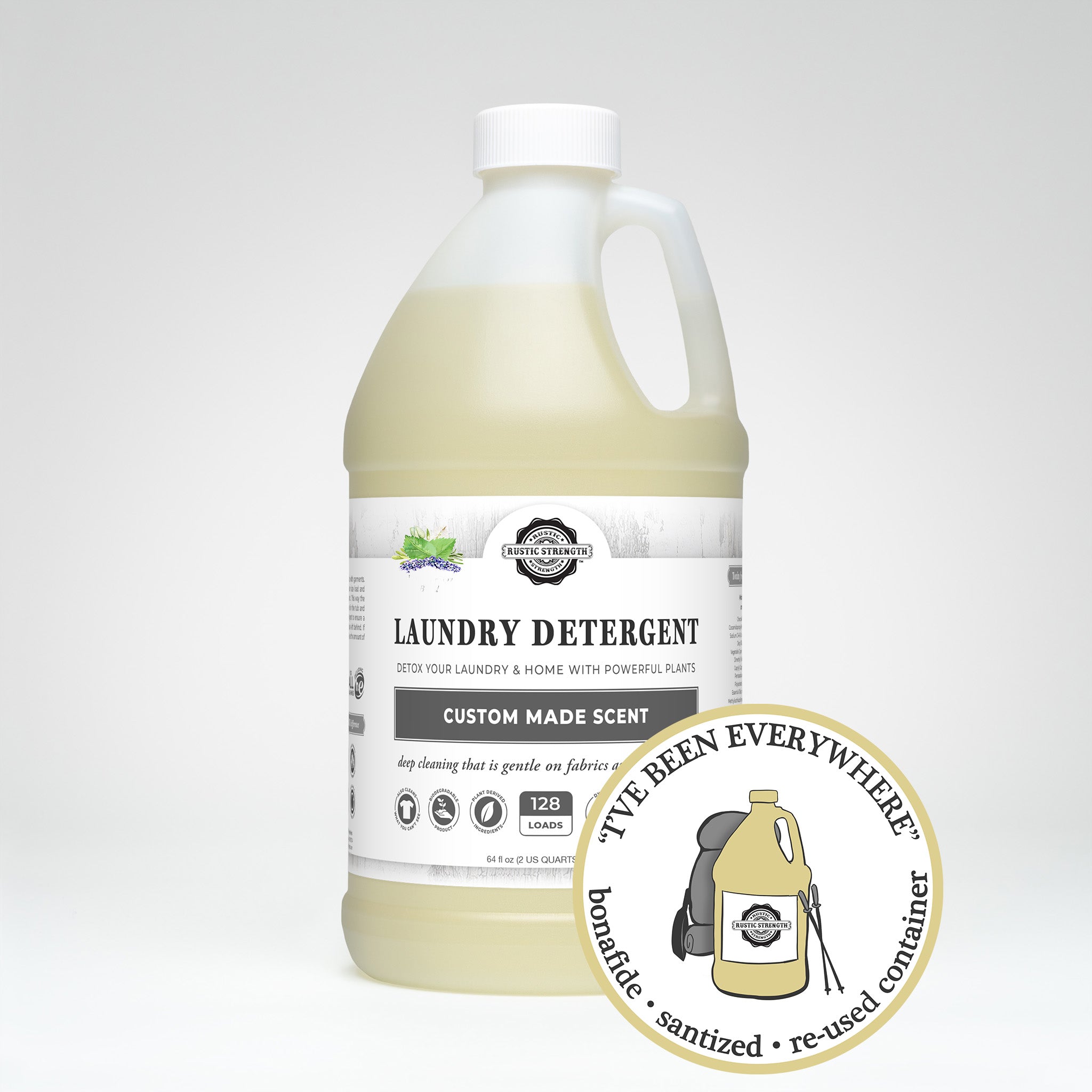 SANITIZED & REFILLED | Laundry Detergent | Aromatherapy Blend | Half Gallon