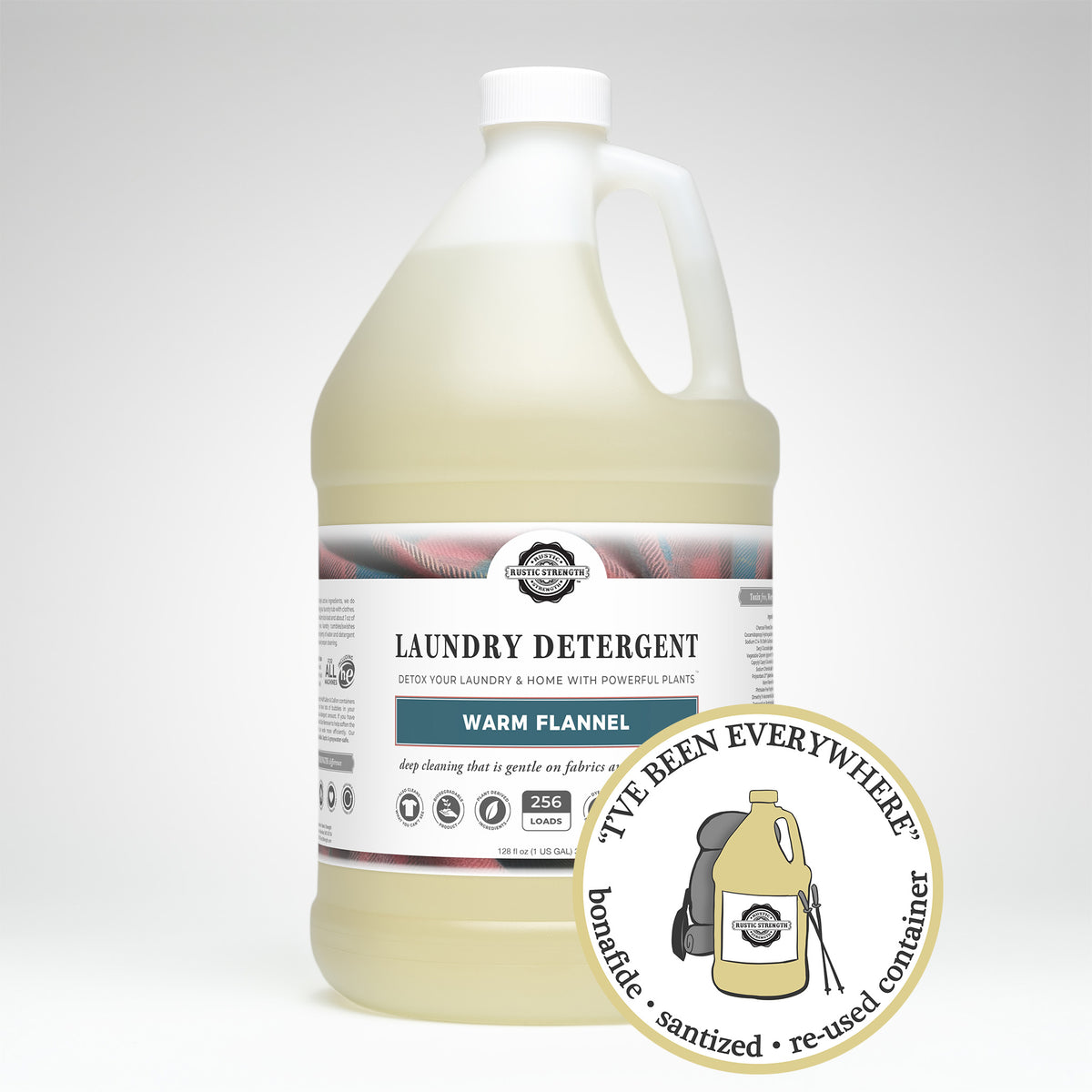 SANITIZED & REFILLED | Laundry Detergent | Warm Flannel | Gallon
