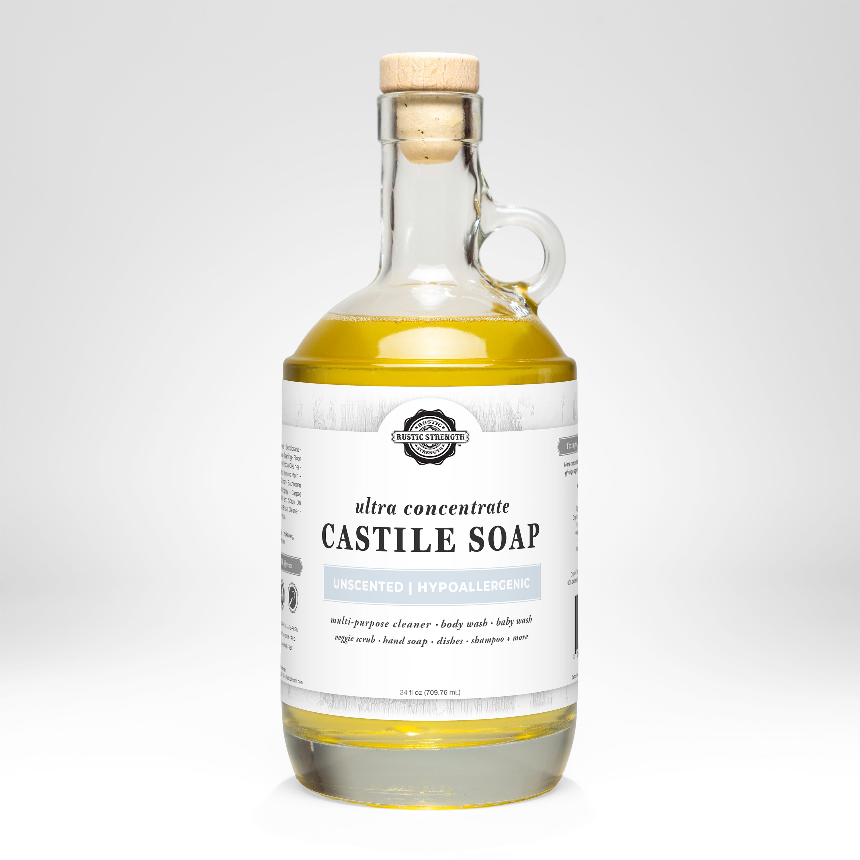 castile soap for insecticide Rustic Strength Castile Soap