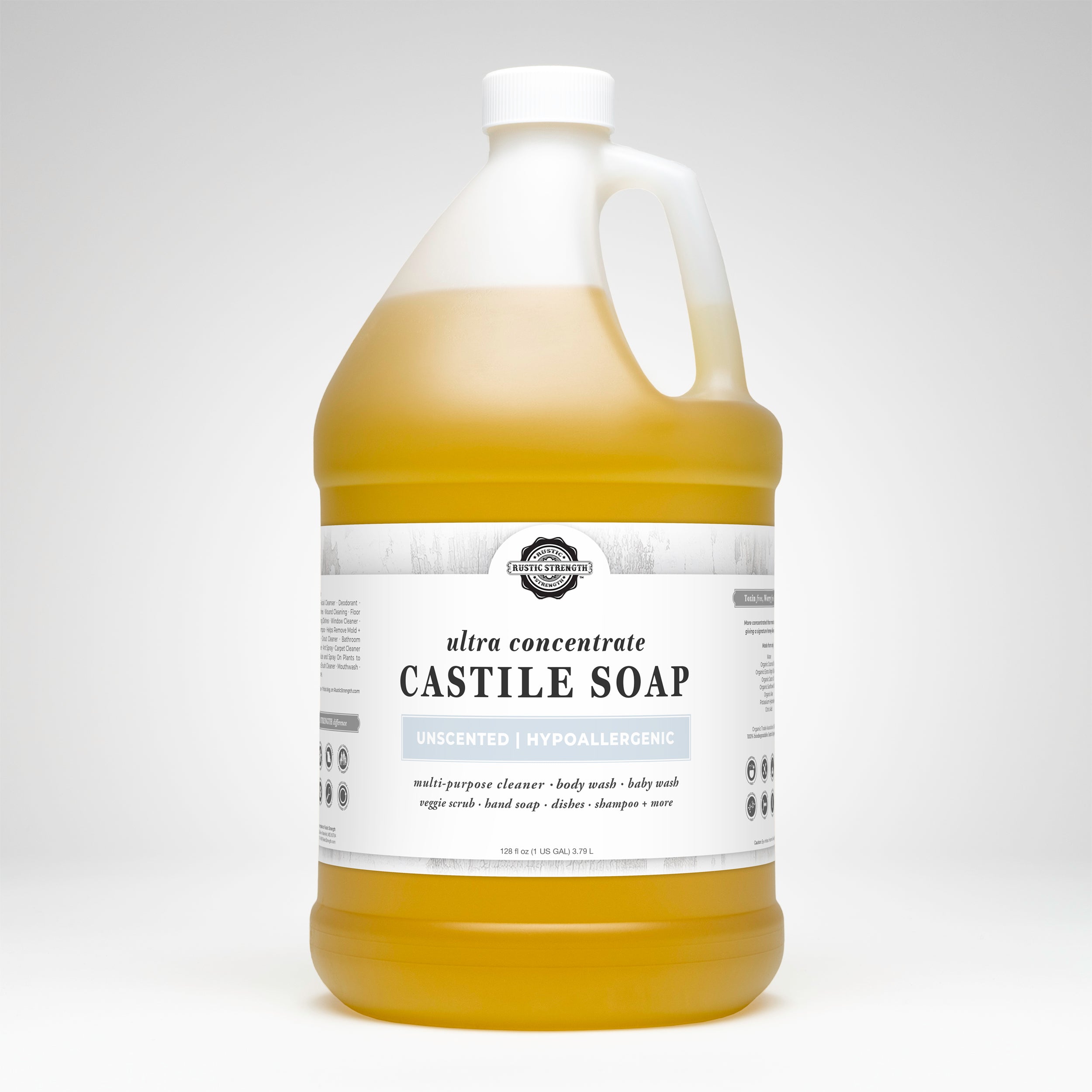 castile soap garden spray Rustic Strength Castile Soap