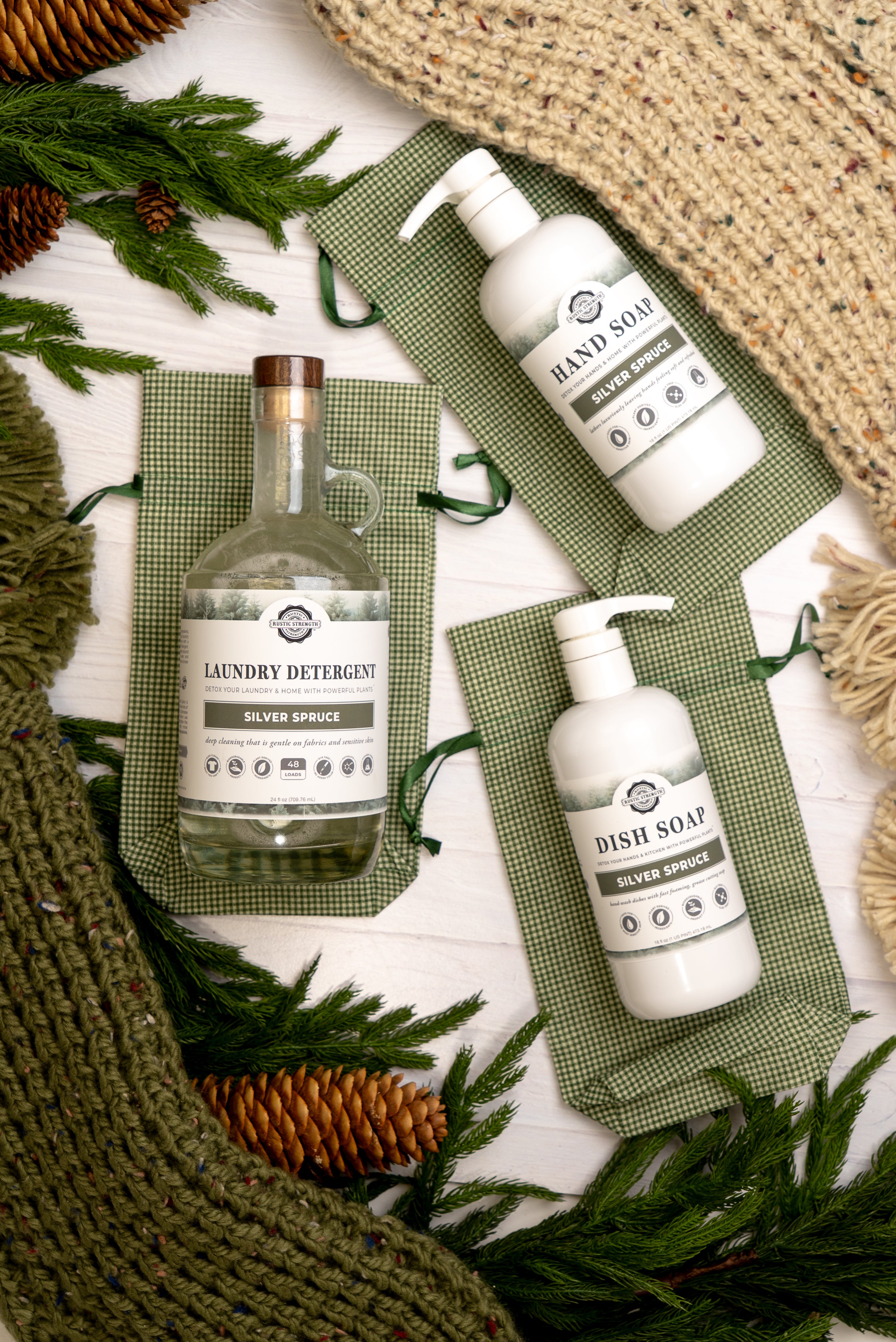 Gift Ready | Winter Cleaning Set | Silver Spruce