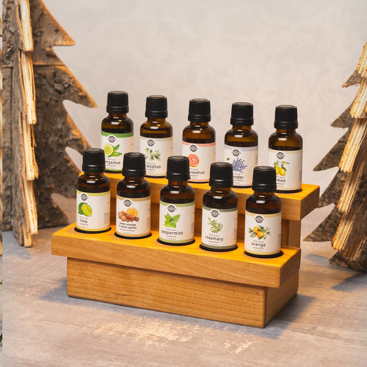 Popular Essential Oils + Display Shelf Bundle