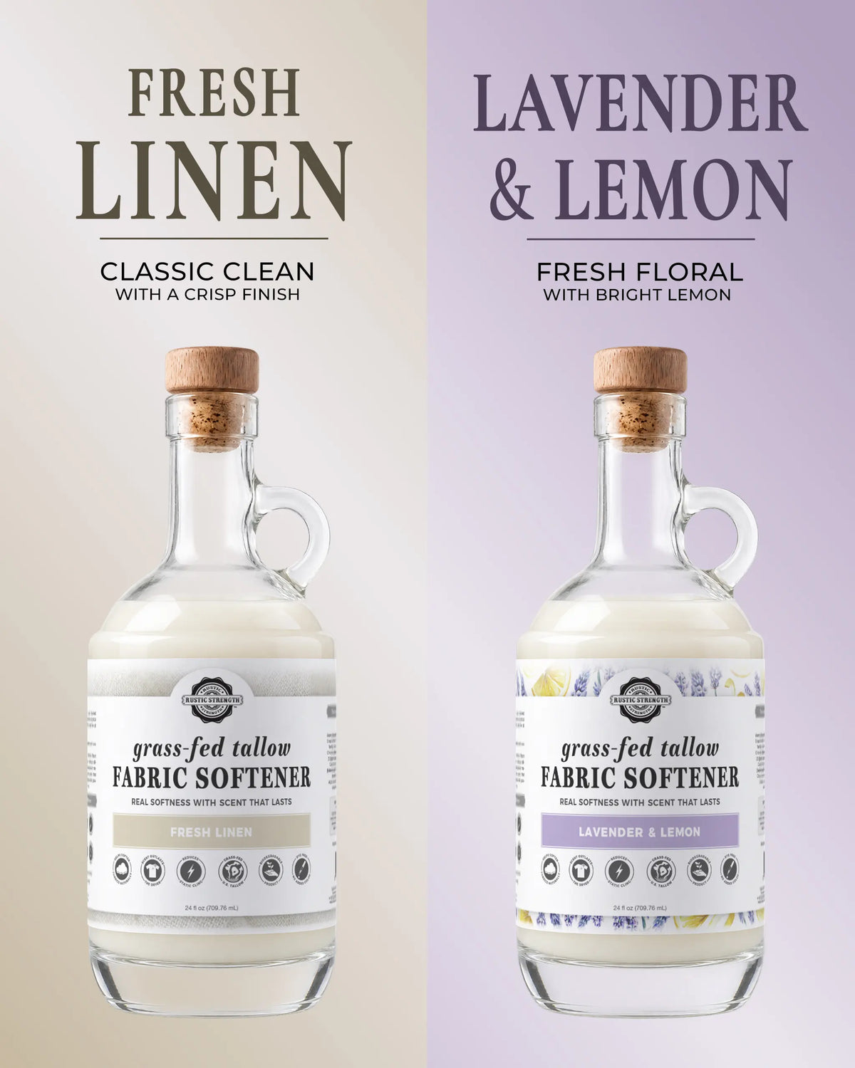 Tallow Fabric Softener | Lavender & Lemon