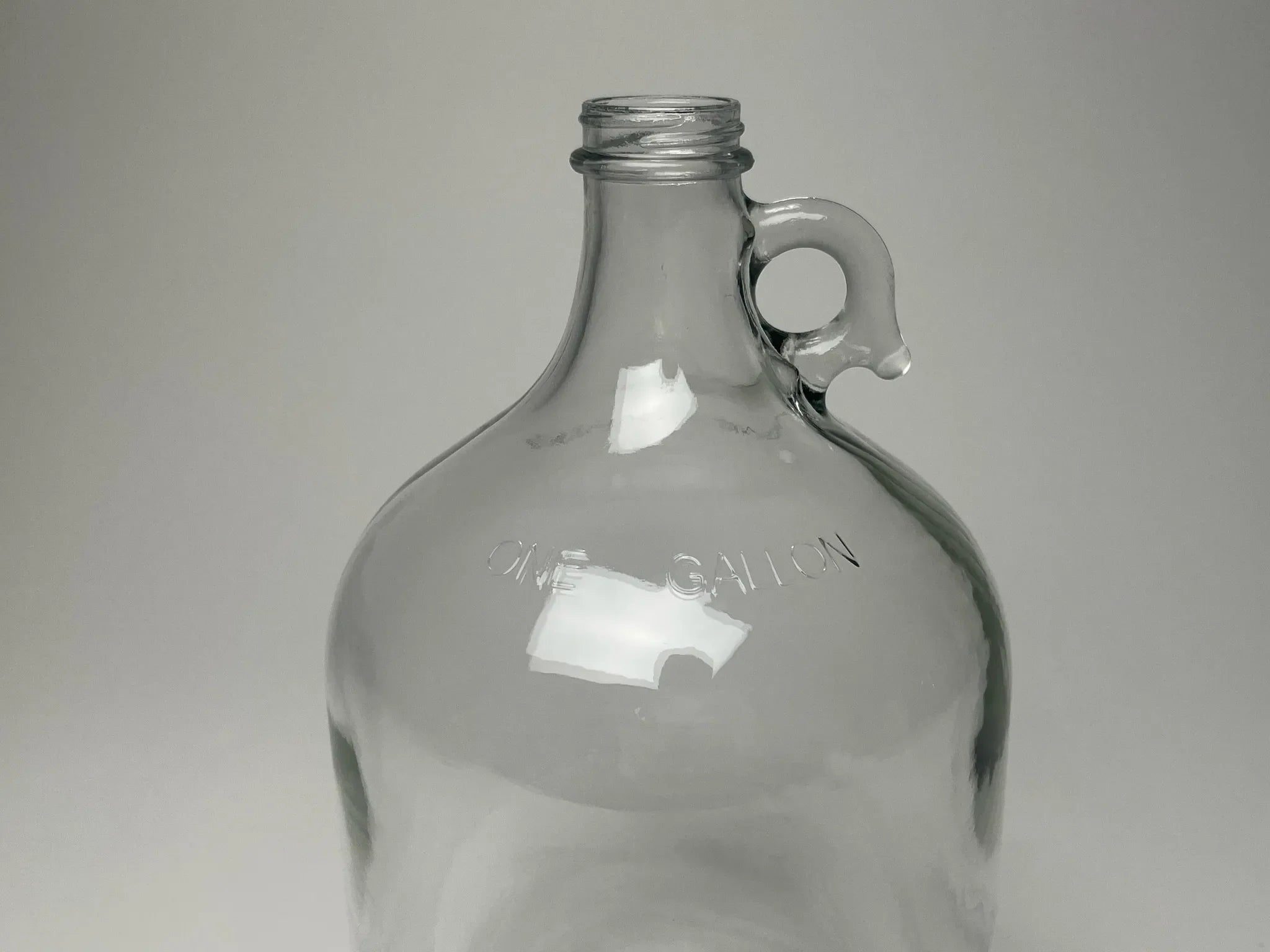 1 Gallon Glass Jug with Cap - Rustic Strength