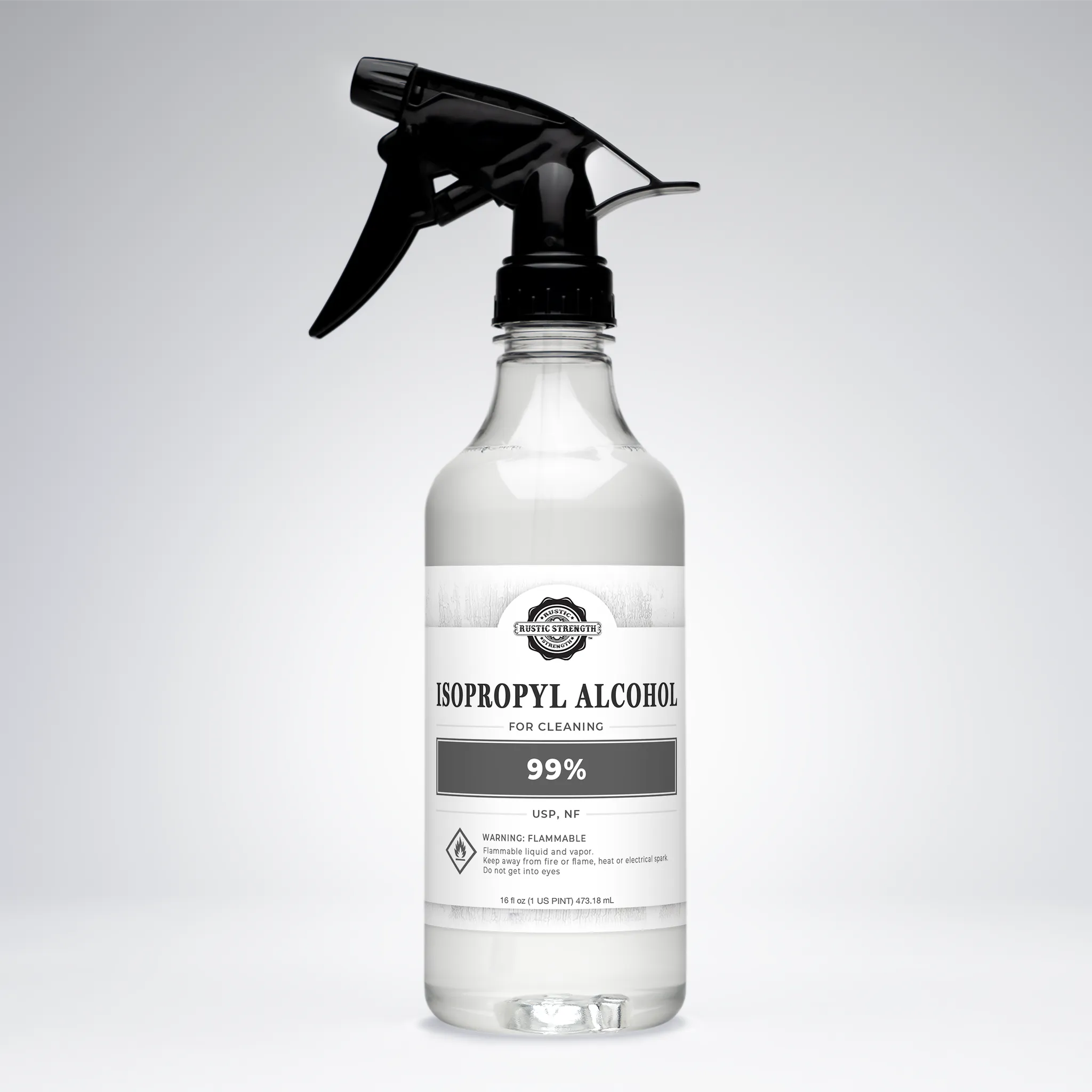 Isopropyl Alcohol 99% | For Cleaning - Rustic Strength