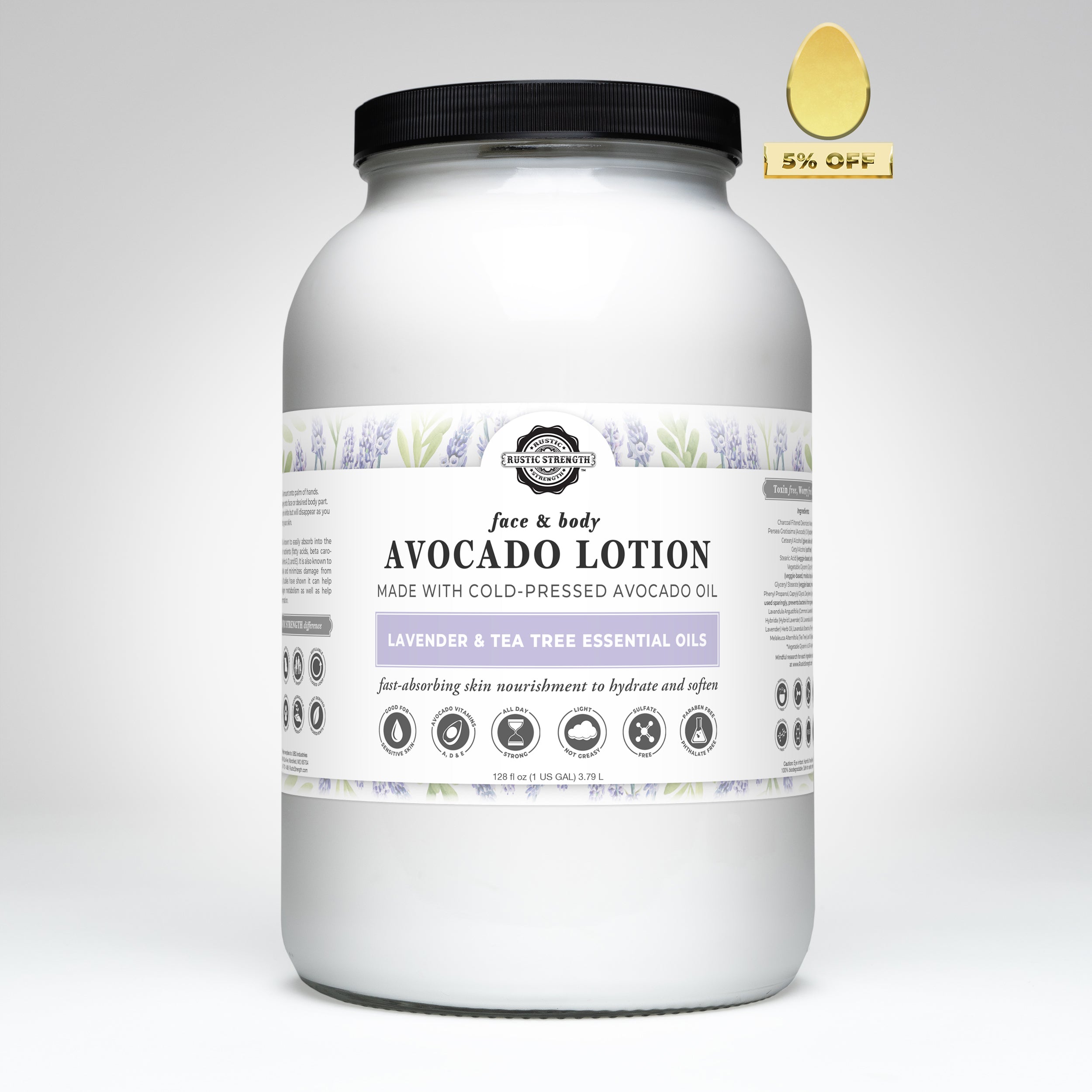 Avocado Lotion | Lavender & Tea Tree