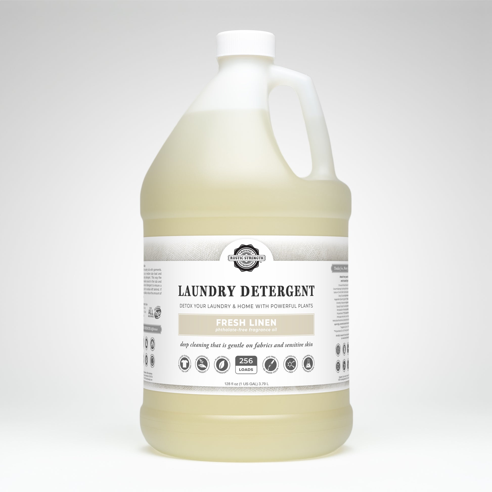 Liquid Laundry Detergent, Plant-Based, Scented with Cedarwood Essential Oil, 64oz, Ecofriendly, Biodegradable, 64 Loads