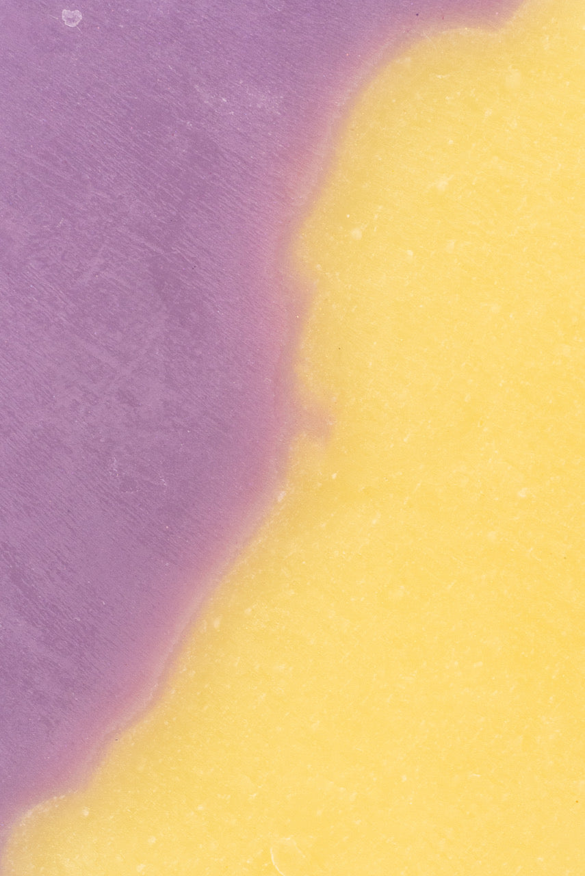 lavender lemon soap detail