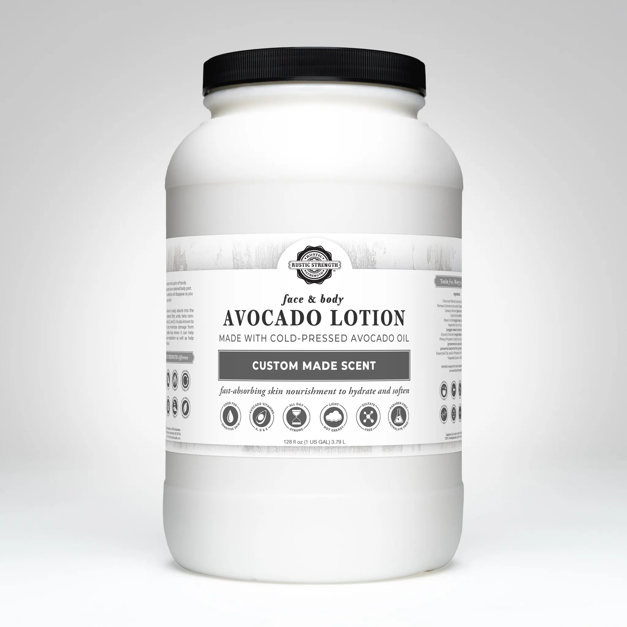 Avocado Lotion | Custom Made Scent - Rustic Strength