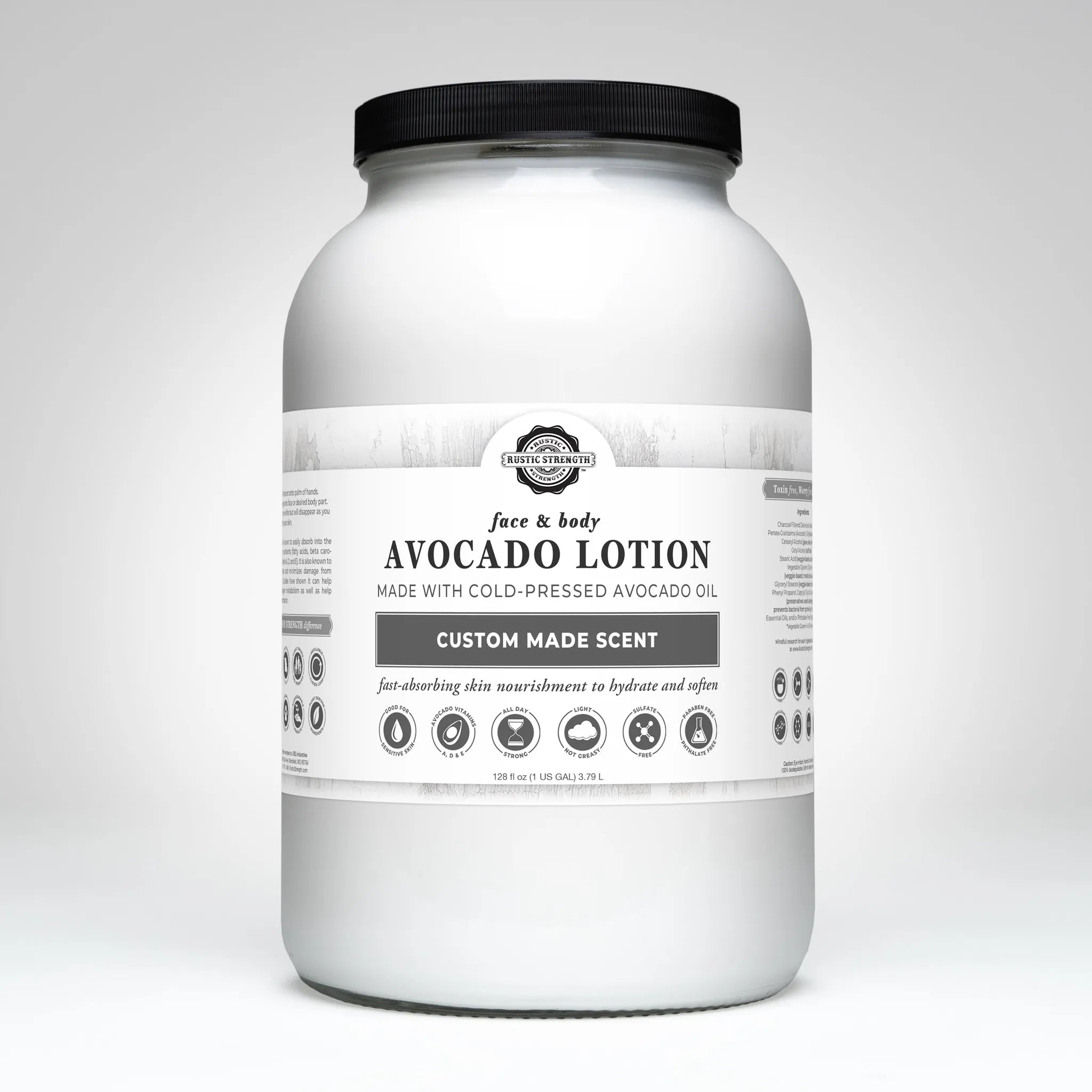 Avocado Lotion | Custom Made Scent - Rustic Strength