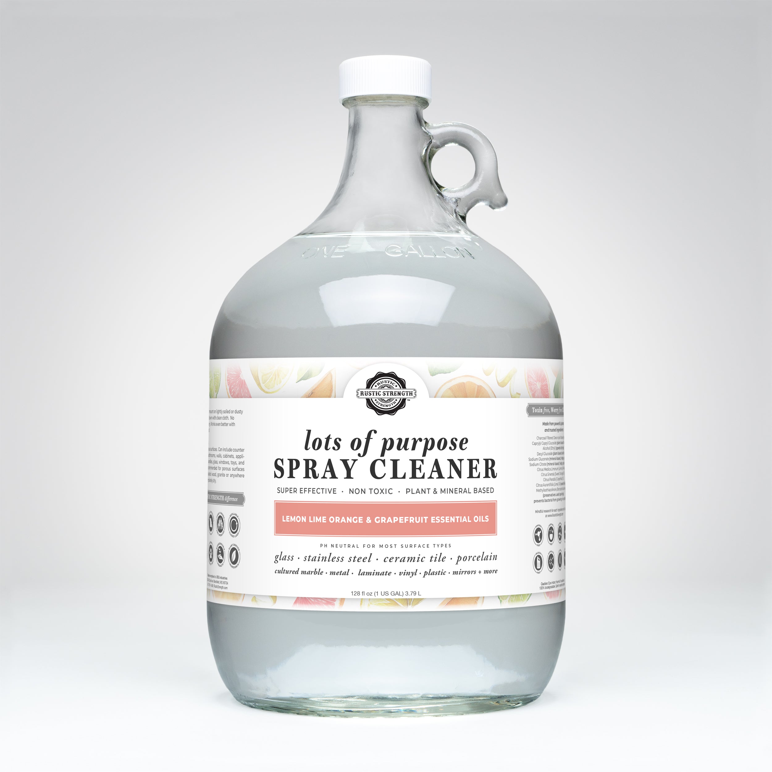 BLEMISHED GLASS | Lots of Purpose Cleaner | Sunburst Citrus ( 1 Gallon Glass )