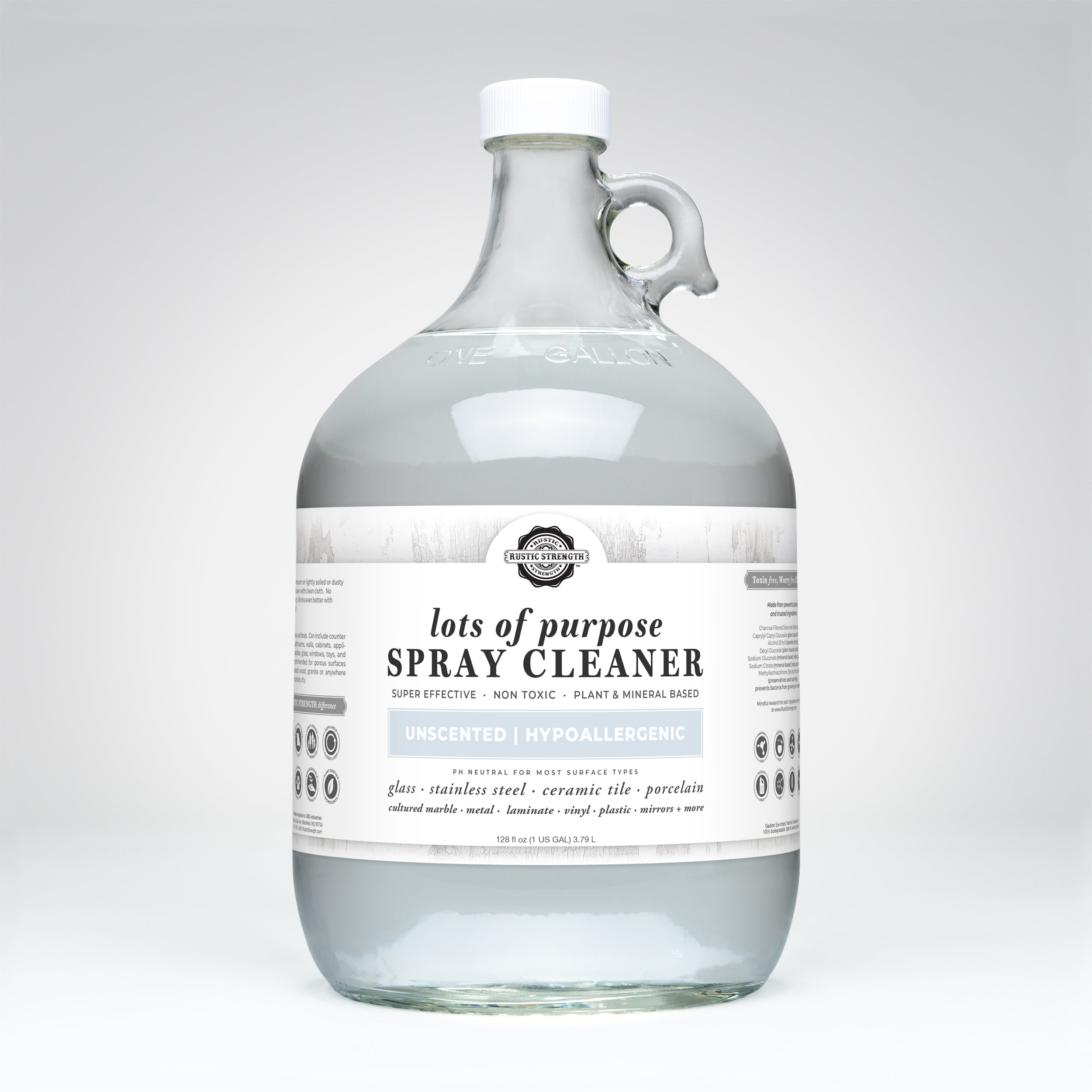 BLEMISHED GLASS | Lots of Purpose Cleaner | Unscented ( 1 Gallon Glass )