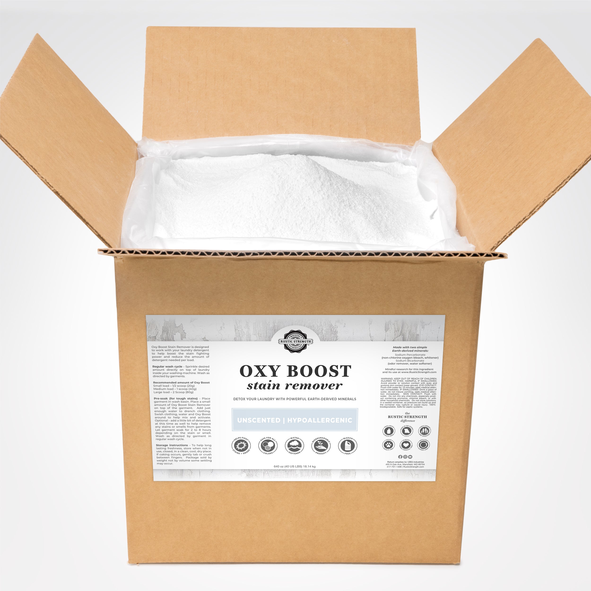 box boost Oxy Boost Stain Remover – Rustic Strength