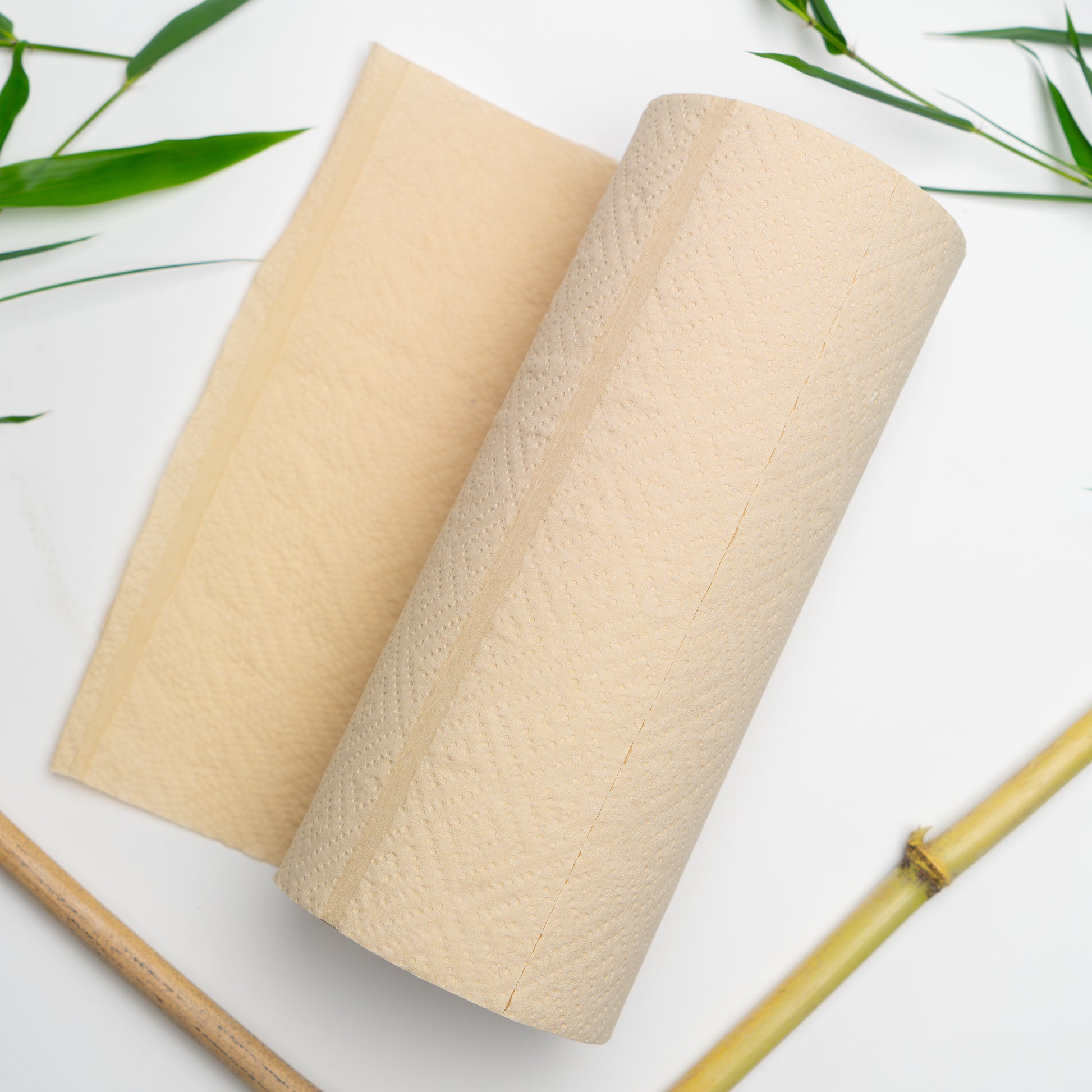 Repurpose 100% Bamboo Paper Towels, Tree Free Paper Towels, Plastic Free Packaging, 6 Rolls, 75 Sheets per Roll, FSC Certified