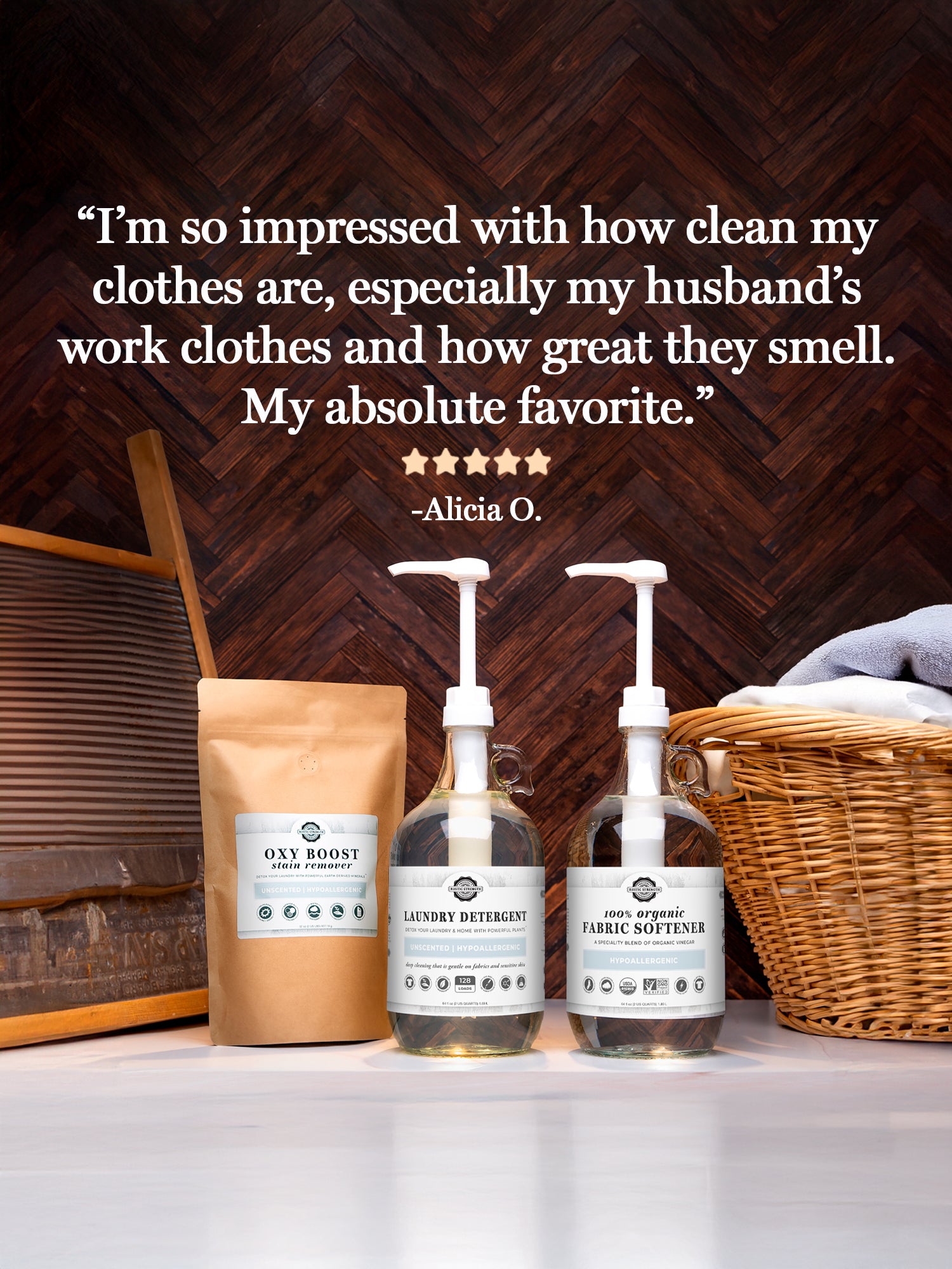 Laundry Detox Set | Glass