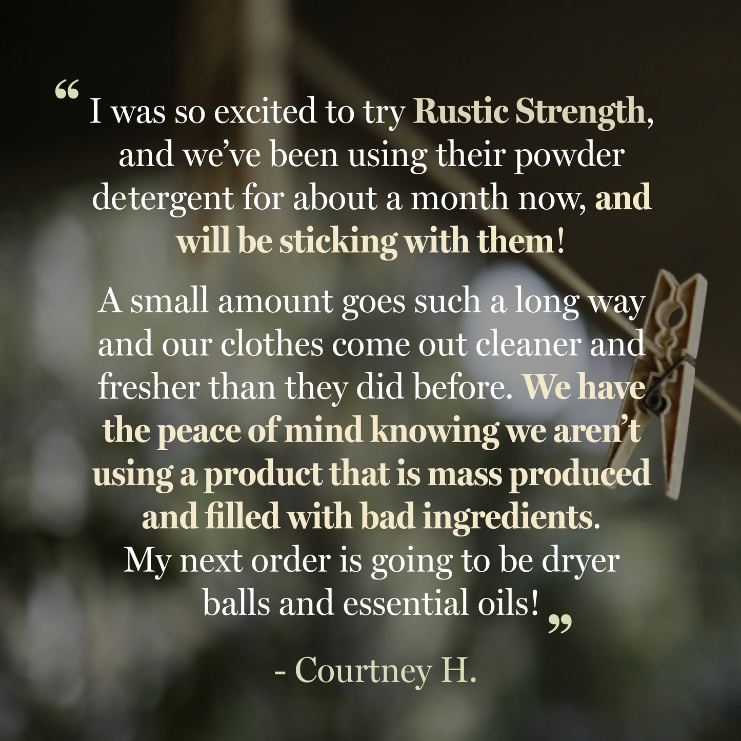 Powder Laundry Detergent