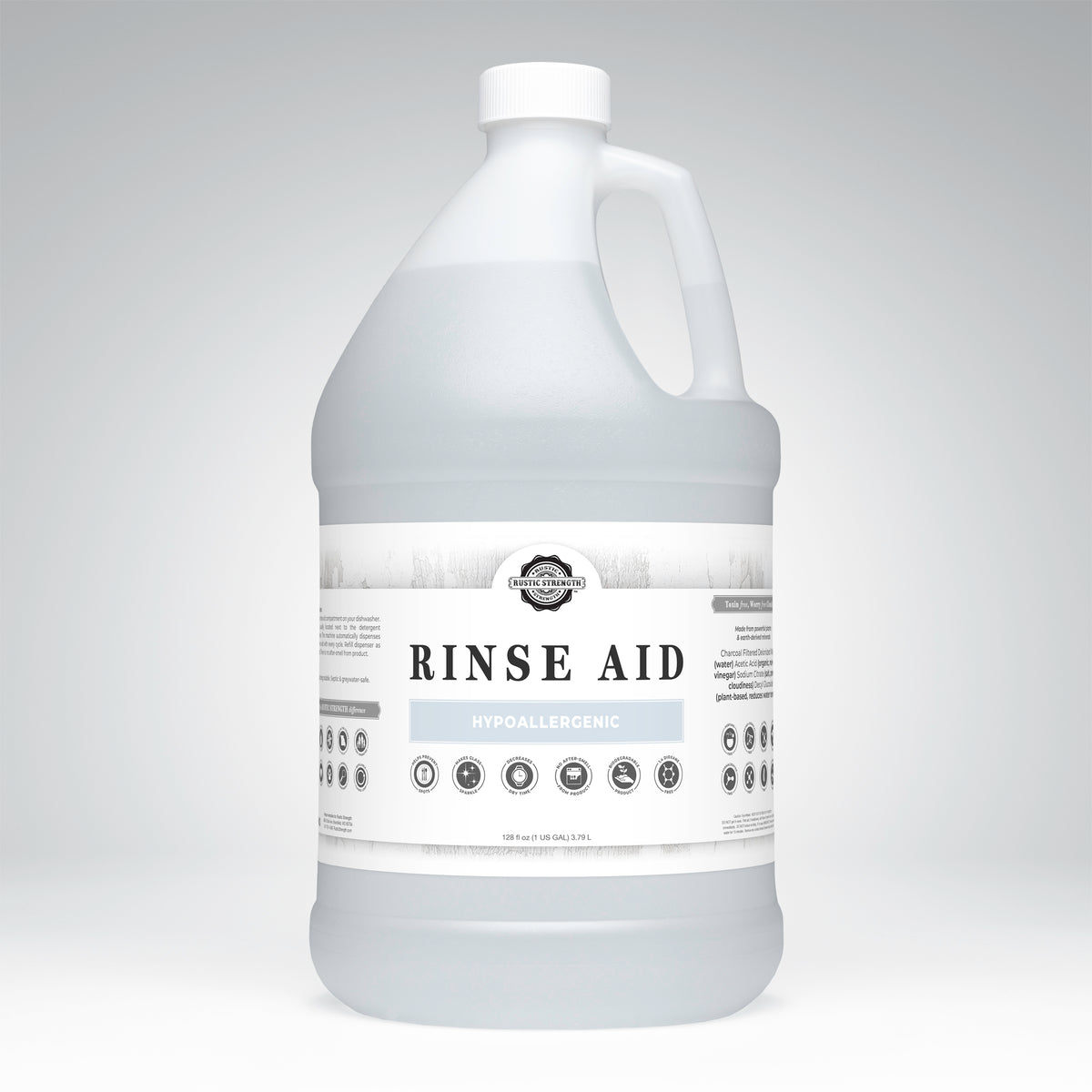 Non-Toxic | Natural Rinse Aid for Automatic Dishwashers | Unscented ...