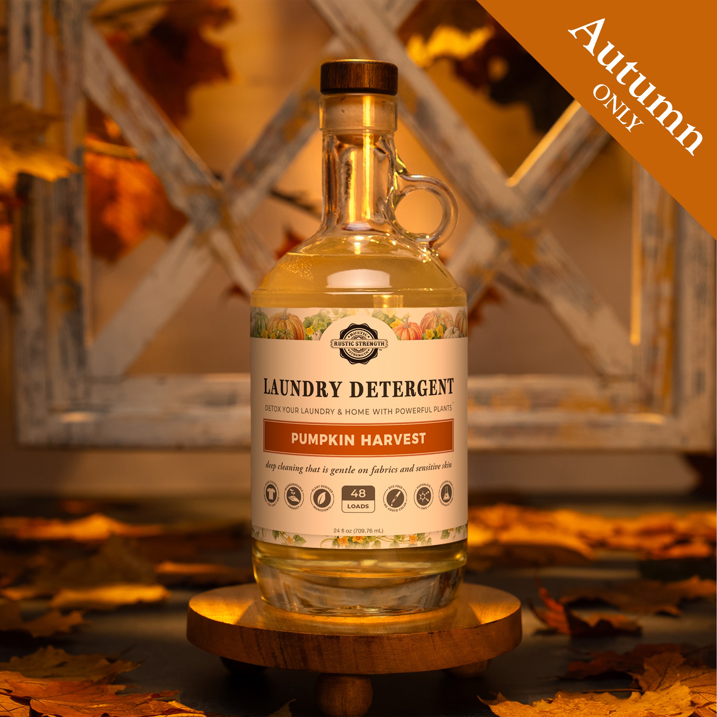 Laundry Detergent Pumpkin Harvest Rustic Strength