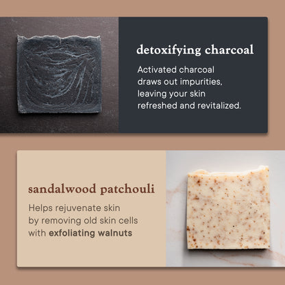 Charcoal Unscented | Heritage Bar Soap