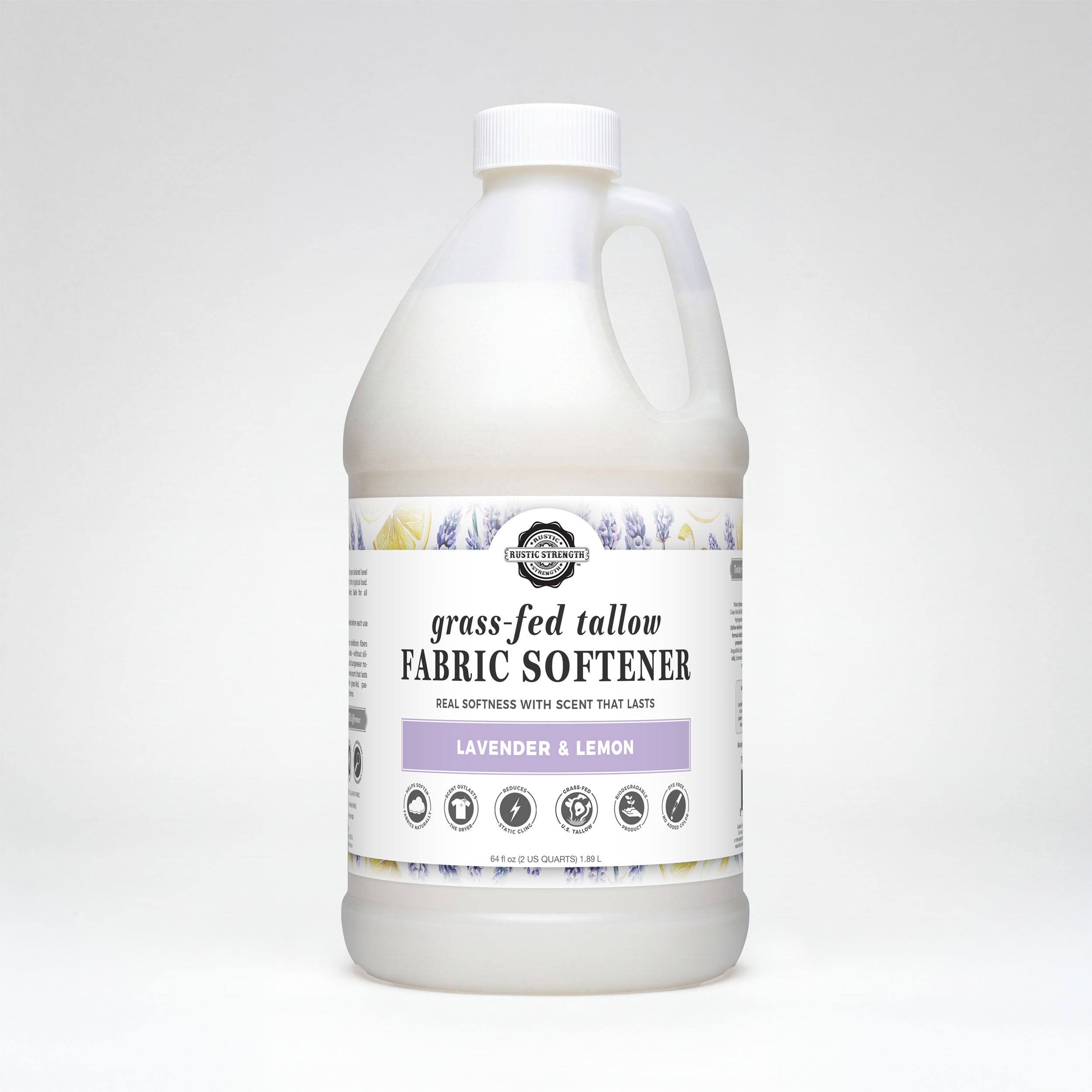 Tallow Fabric Softener | Lavender & Lemon - Rustic Strength