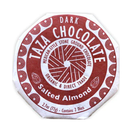 Dark Chocolate | Taza Mexicano | Salted Almond Disc 40% 2.7 oz