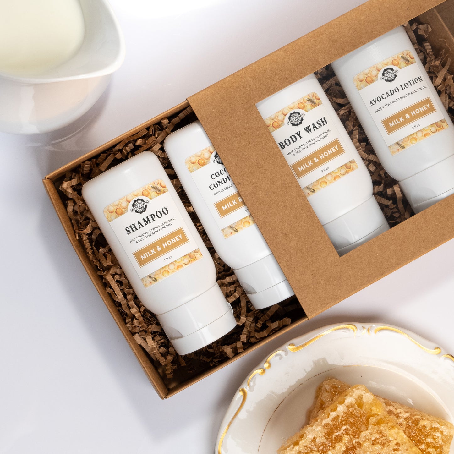 Gift Ready | Travel Kit | Milk & Honey | 2 oz