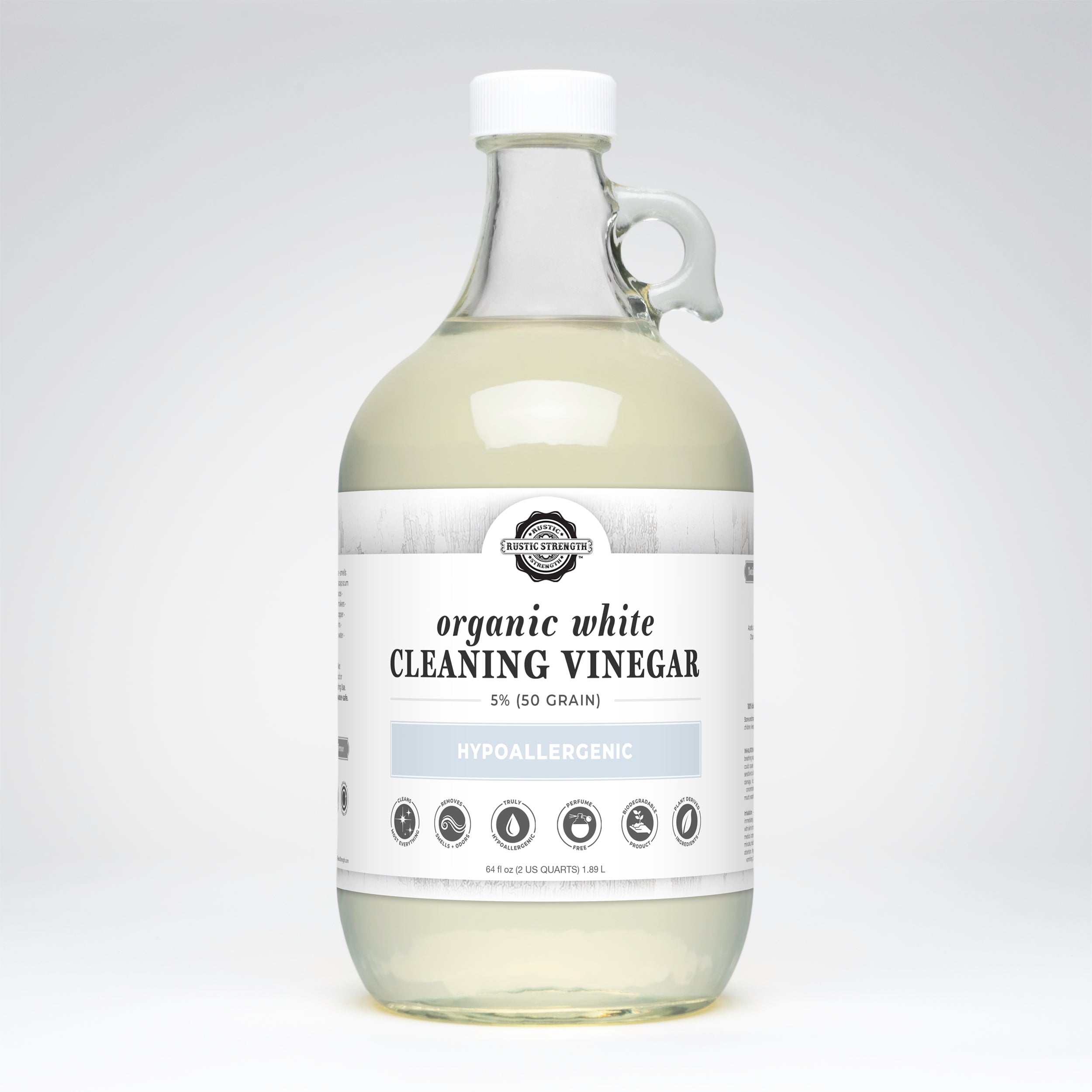 Organic White Cleaning Vinegar | 5% (50 grain)