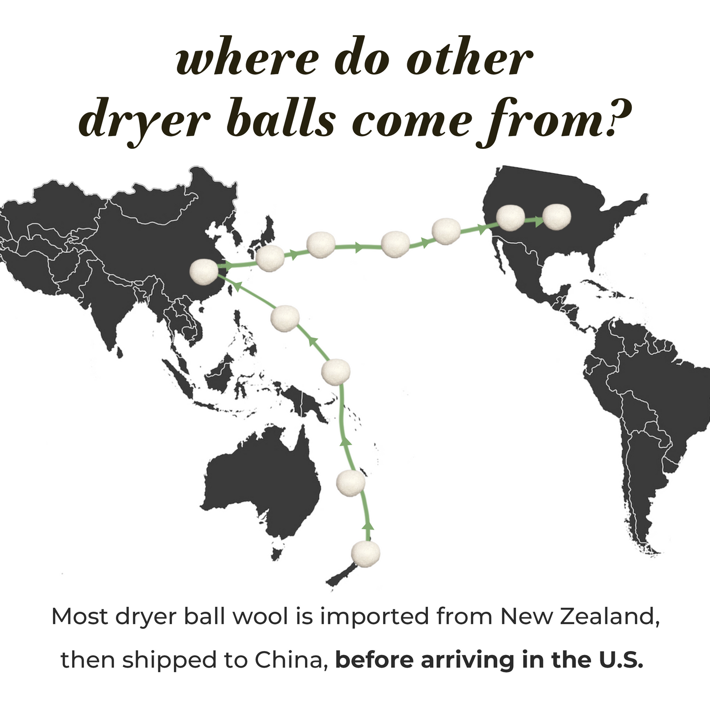 Jumbo Wool Dryer Balls ( 3 pack )