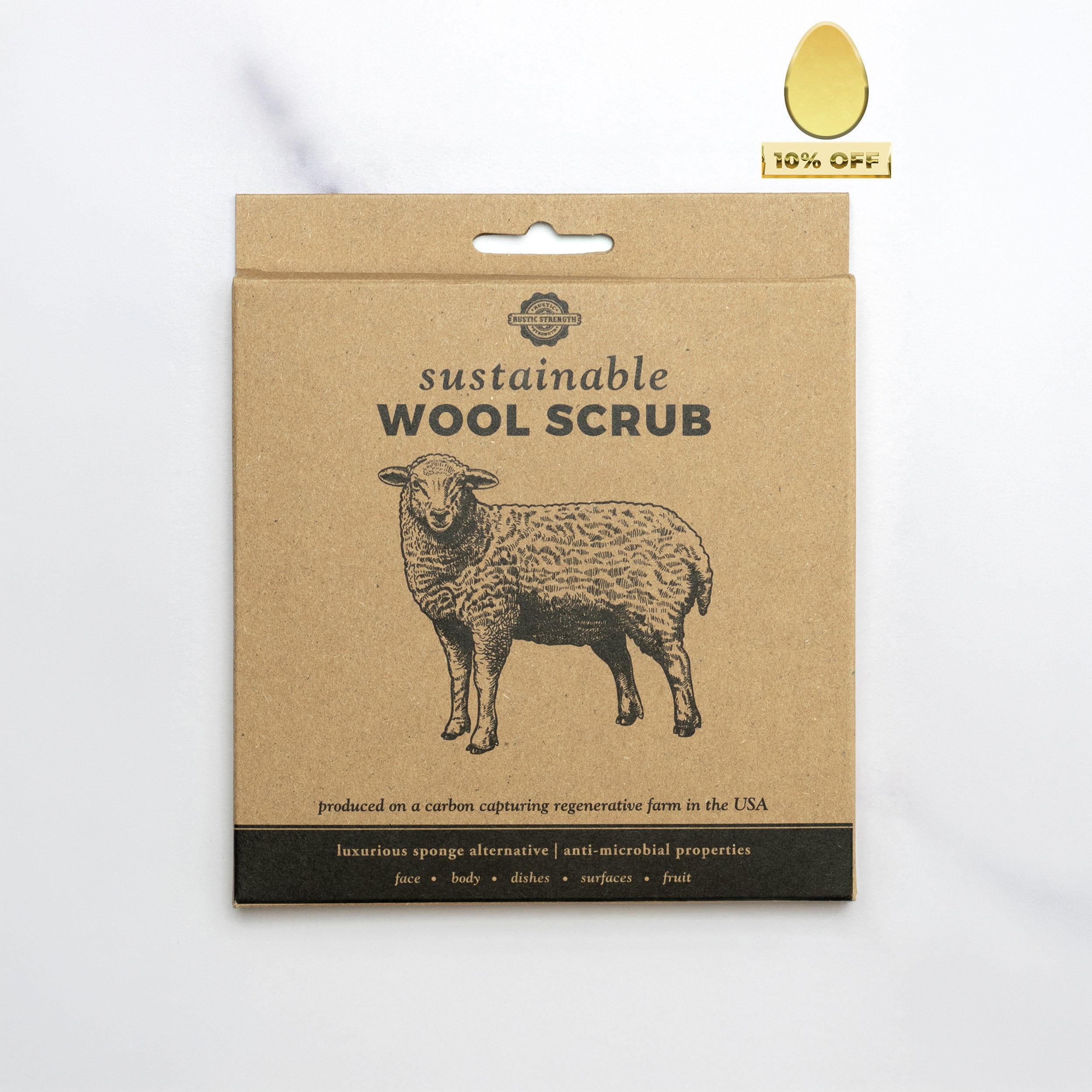 Sustainable Wool Scrub