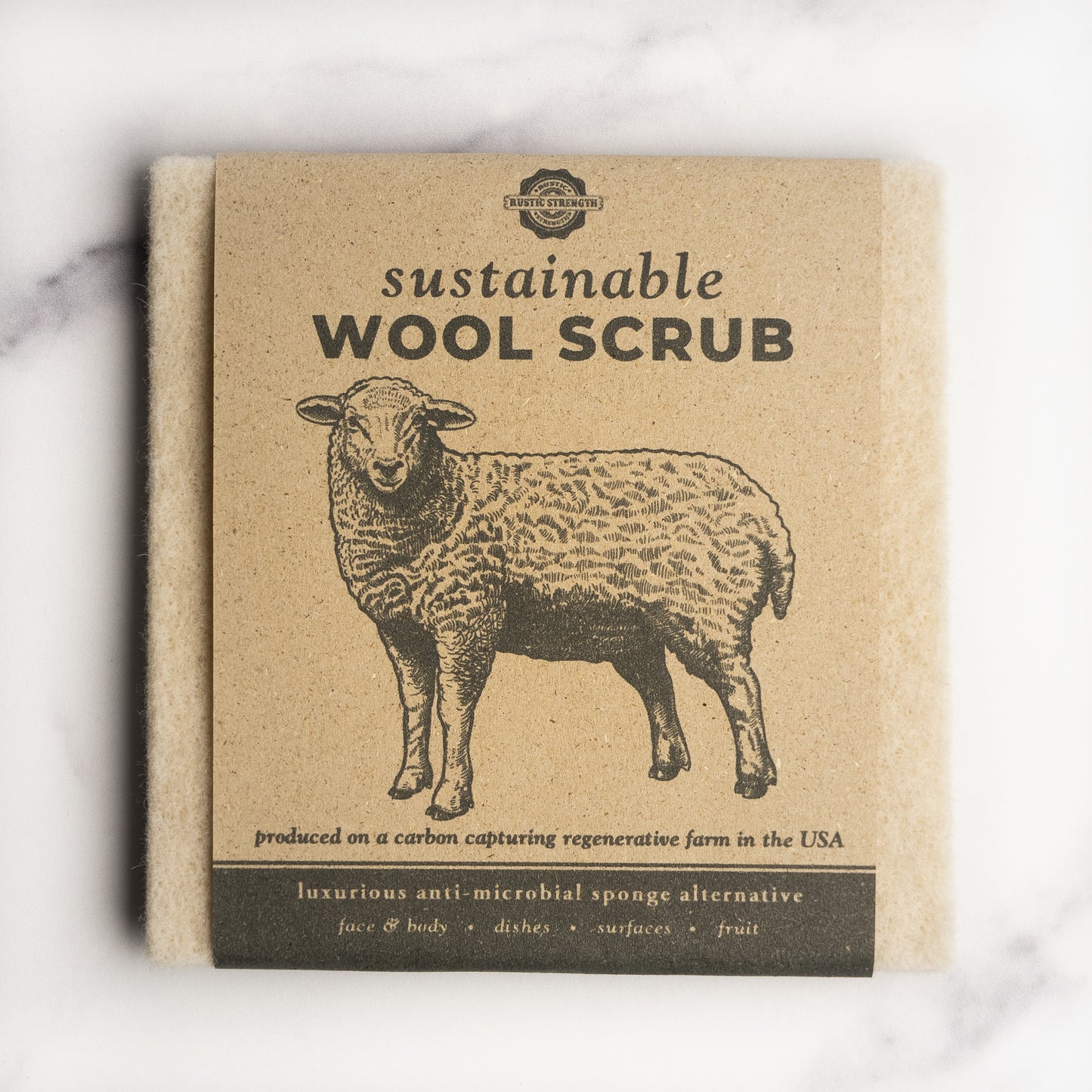 Sustainable Wool Scrub