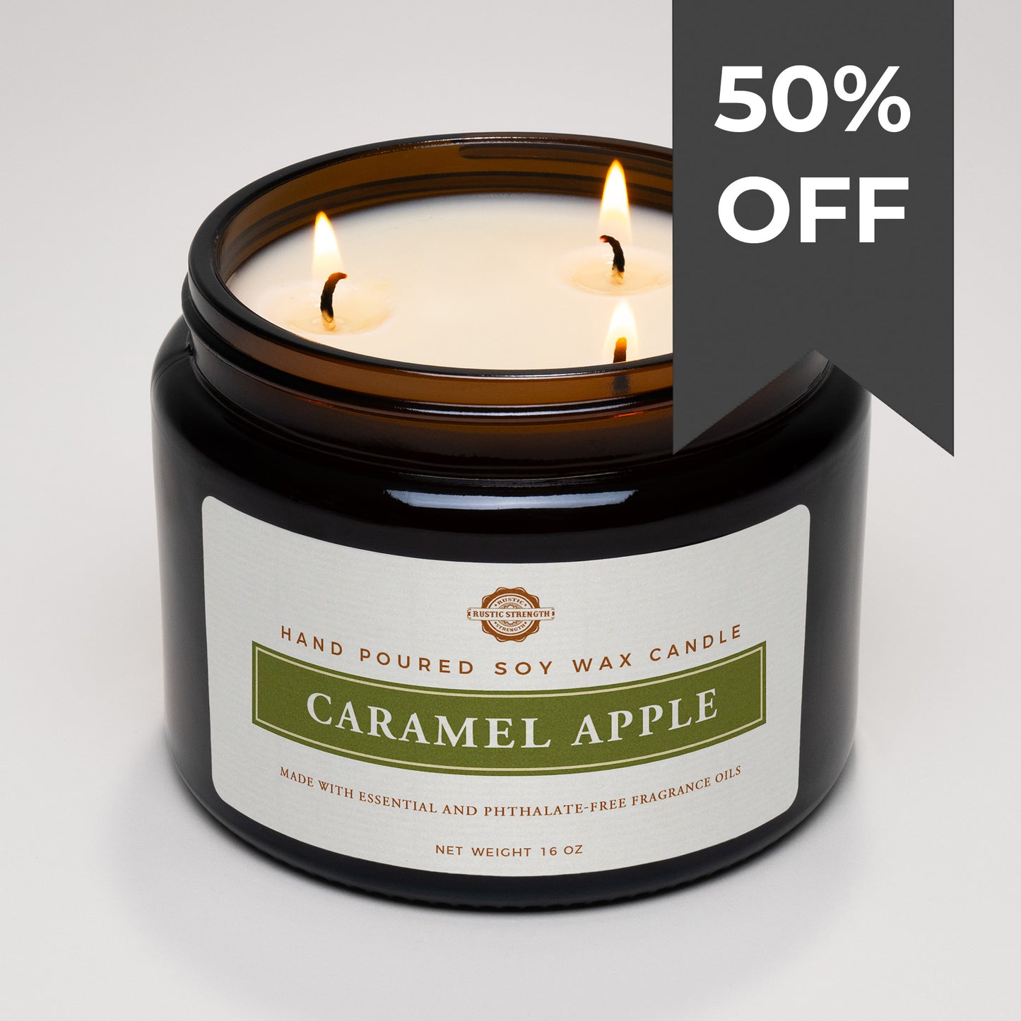 CLEARANCE | Seasonal Candle | Caramel Apple