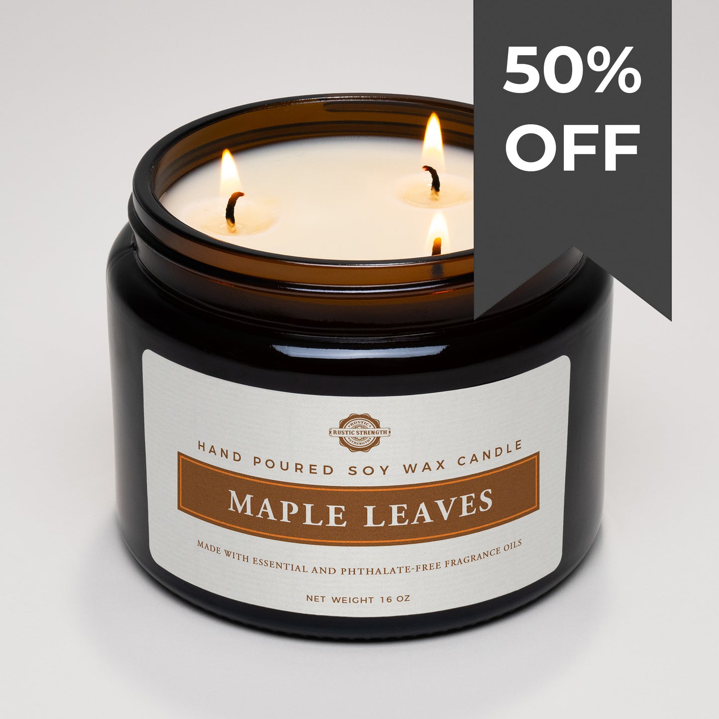 CLEARANCE | Seasonal Candle | Maple Leaves