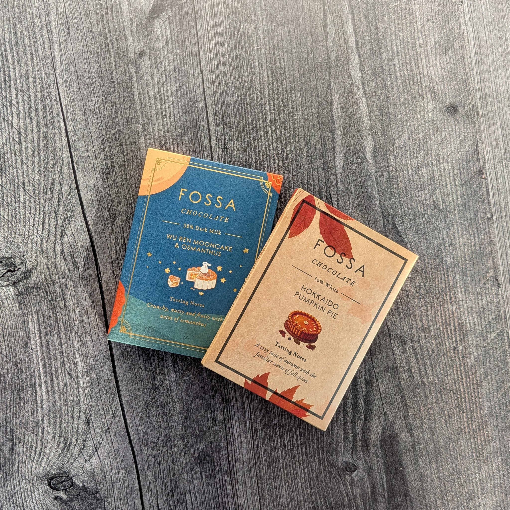 Dark Milk Chocolate | Fossa | Wu Ren Mooncake & Osmanthus 58%
