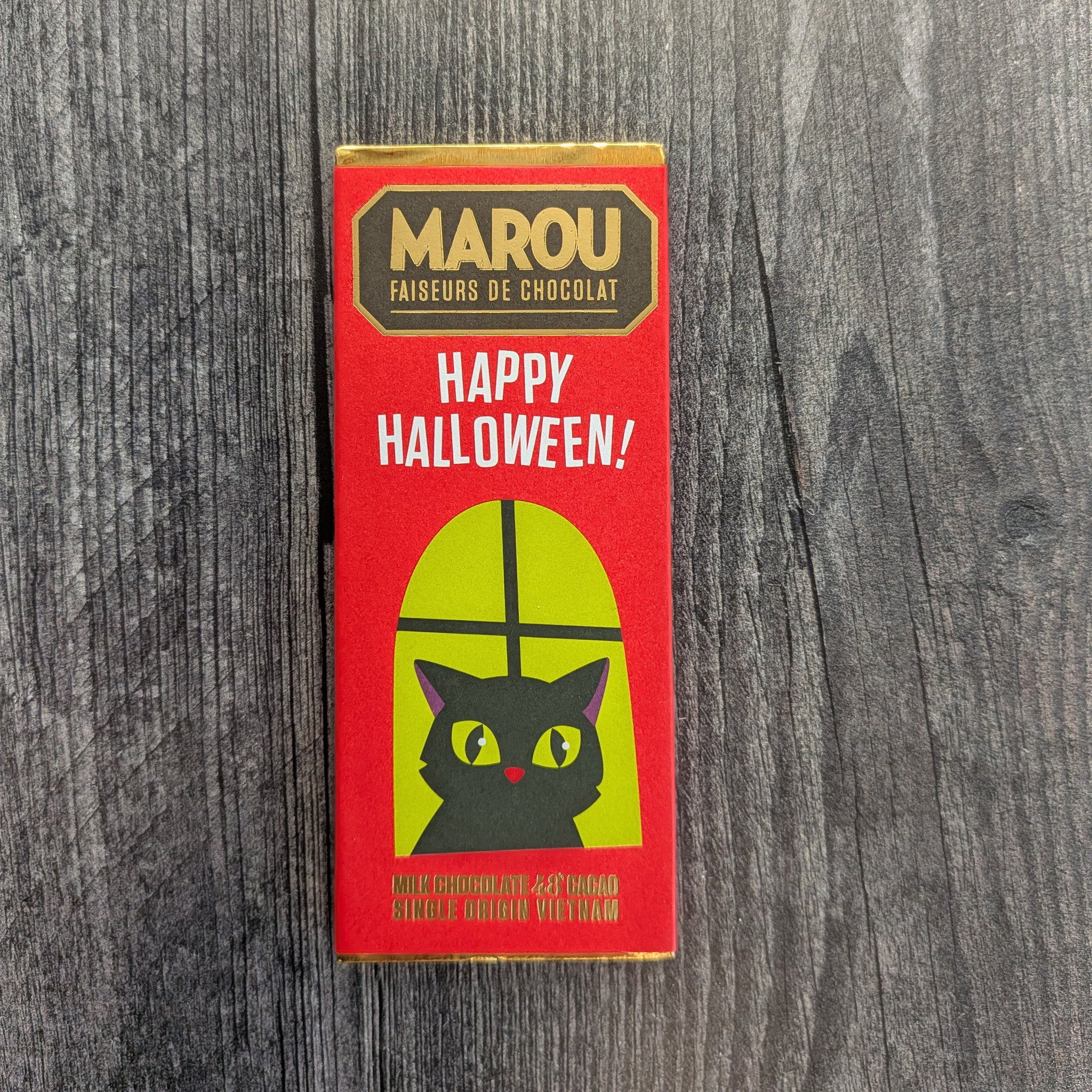 Milk Chocolate | Marou | Milk chocolate 48% Mini (Black Cat) 24g