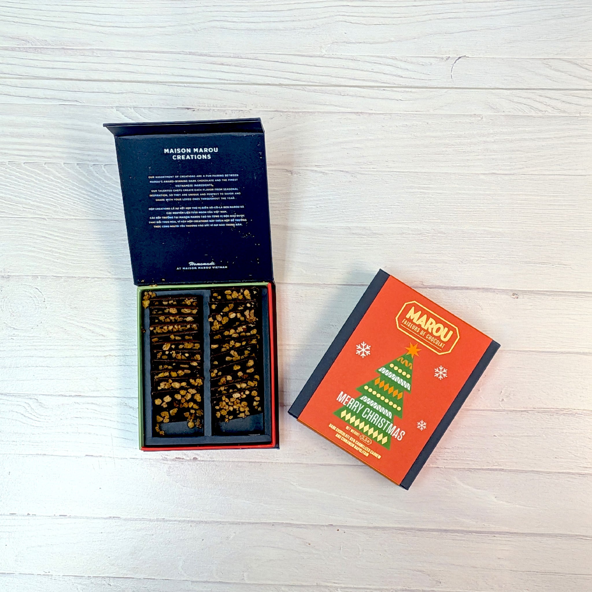 Dark Chocolate | Marou | Carmelized Cinnamon & Cashew Napolitans