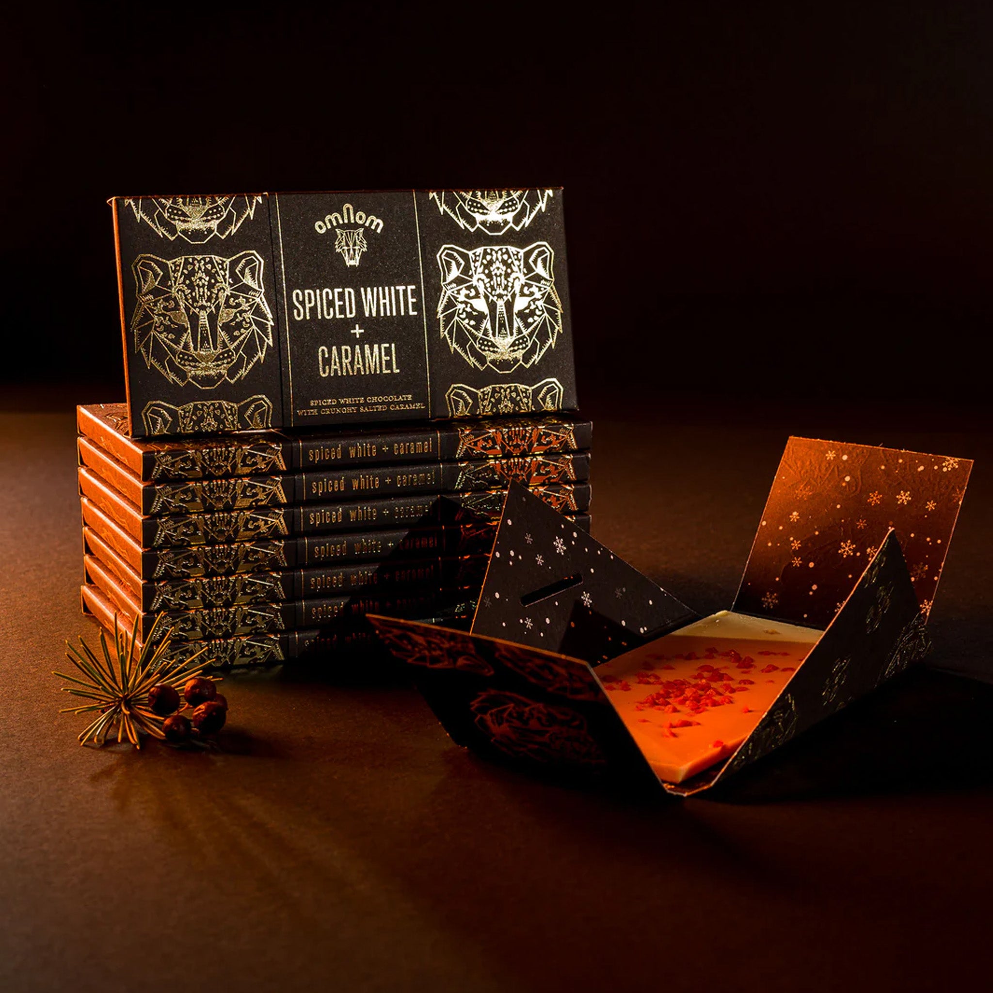 White Chocolate | Omnom | Spiced White + Krunchy Caramel 60g