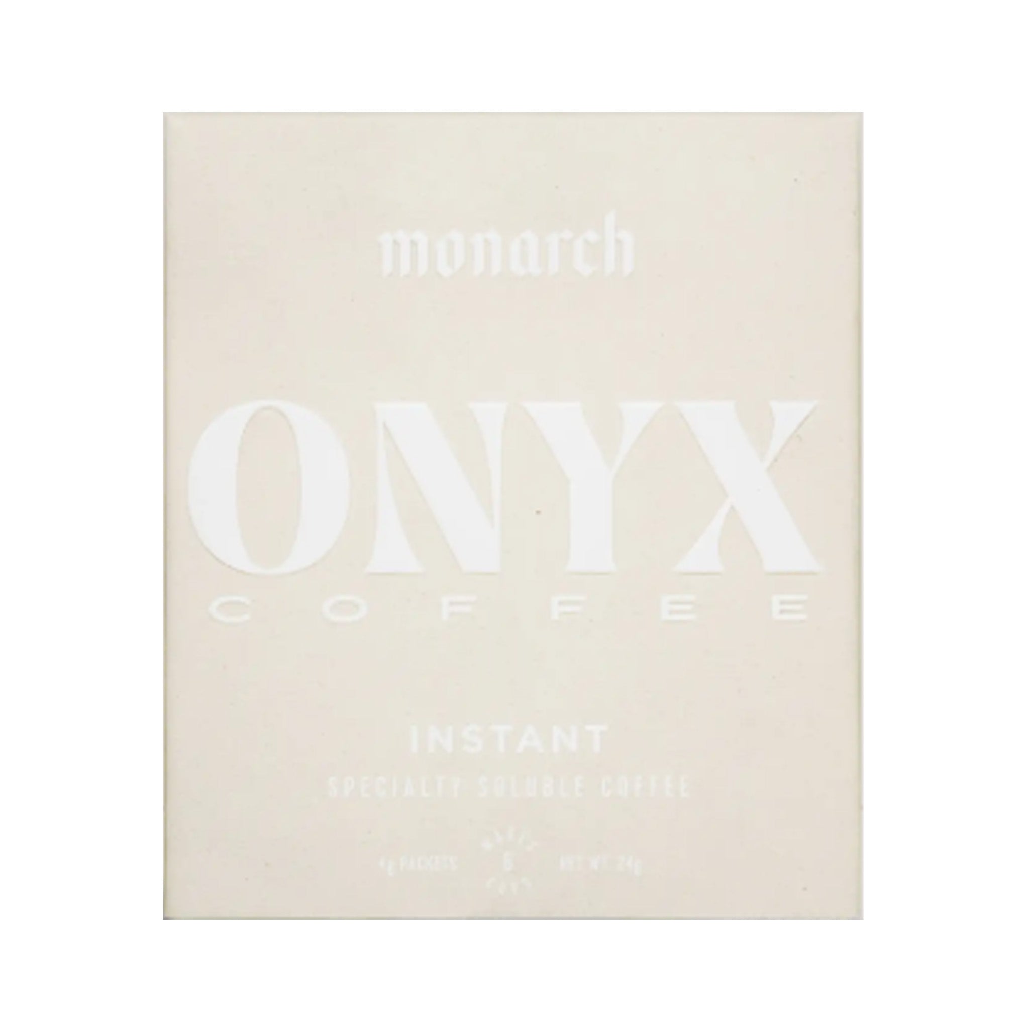 Instant Coffee | ONYX | Monarch | 6 packets