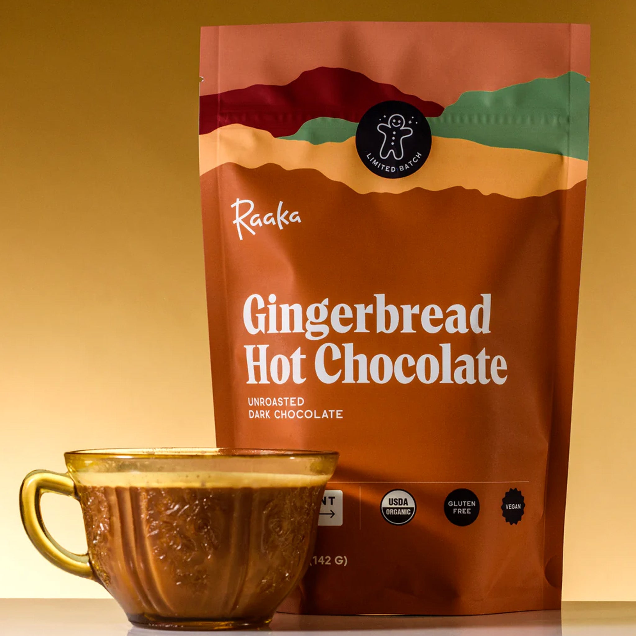Drinking Chocolate | Raaka | Gingerbread Hot Chocolate 5 oz