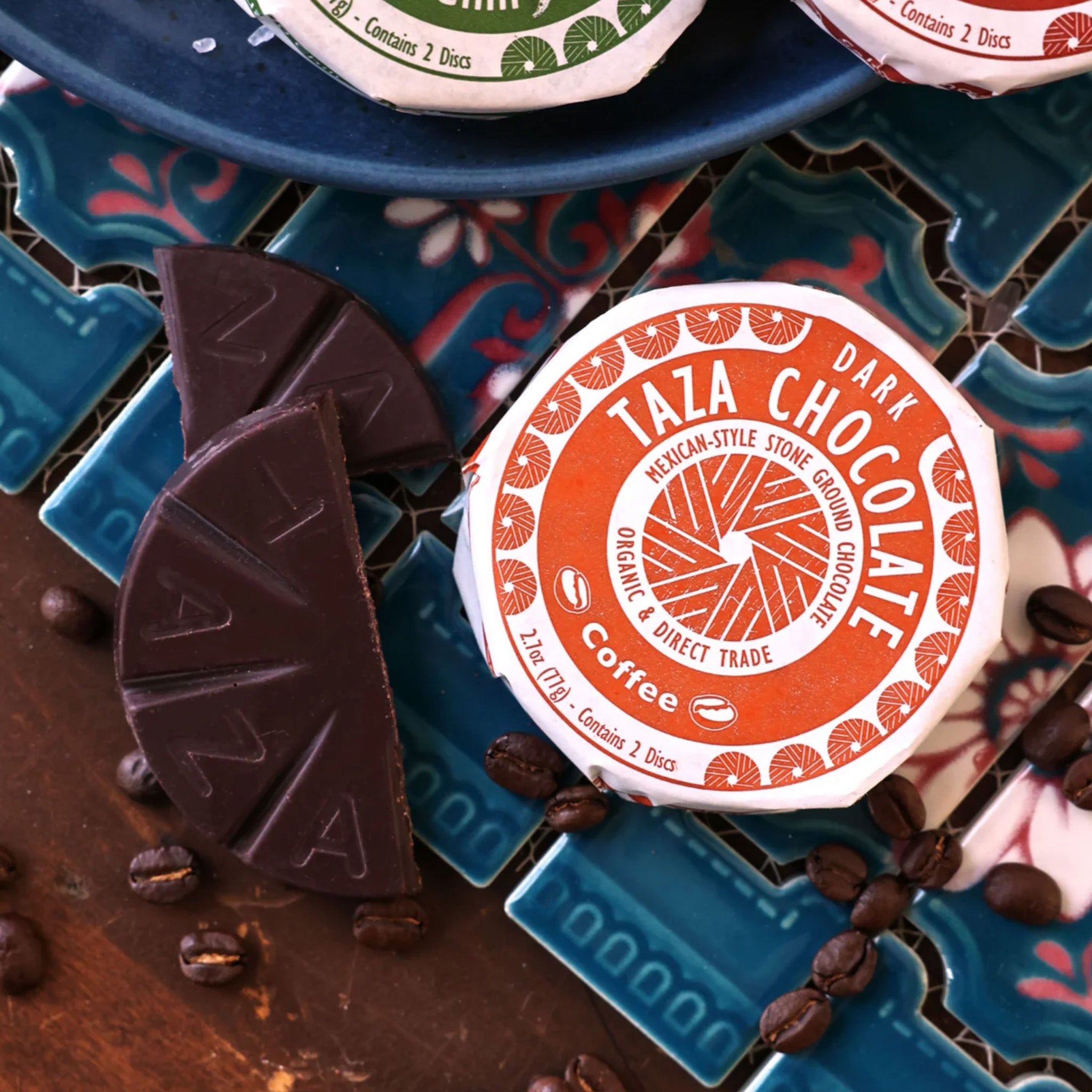 Dark Chocolate | Taza Mexicano | Coffee Disc 55% 2.7 oz