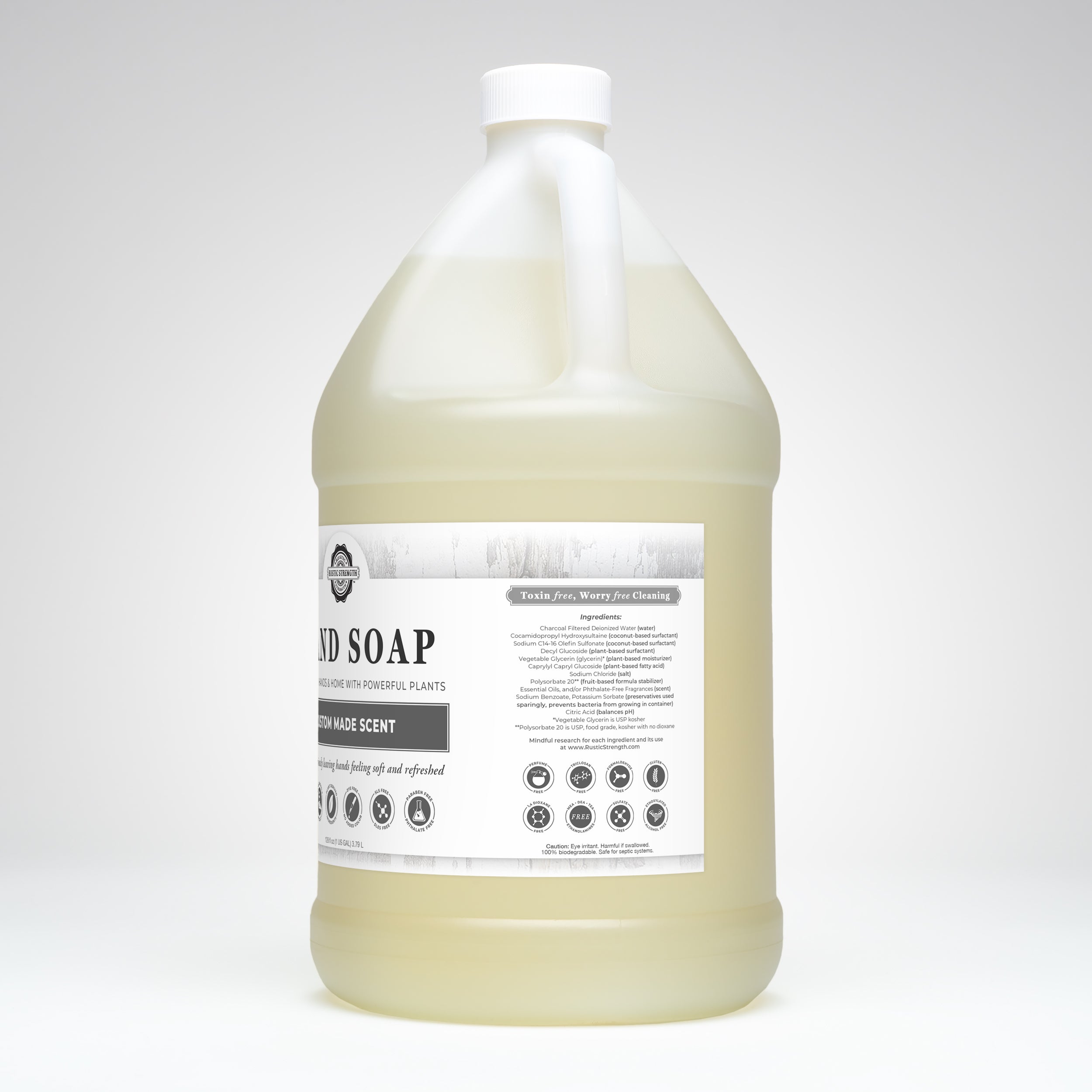 Hand Soap | Custom Made Scent – Rustic Strength