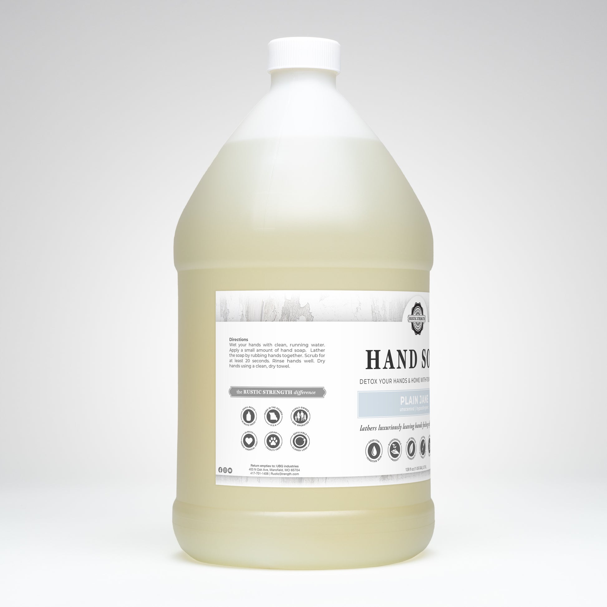 Ground Soap Plain Jane (unscented) - Lilou Organics