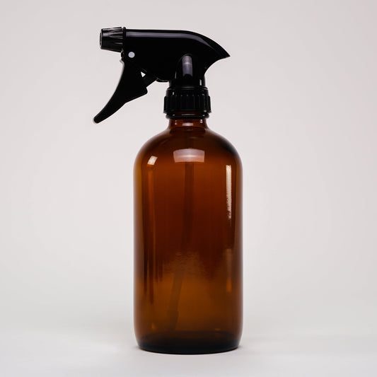 16 oz Amber Glass Keeper Bottle | Spray Nozzle